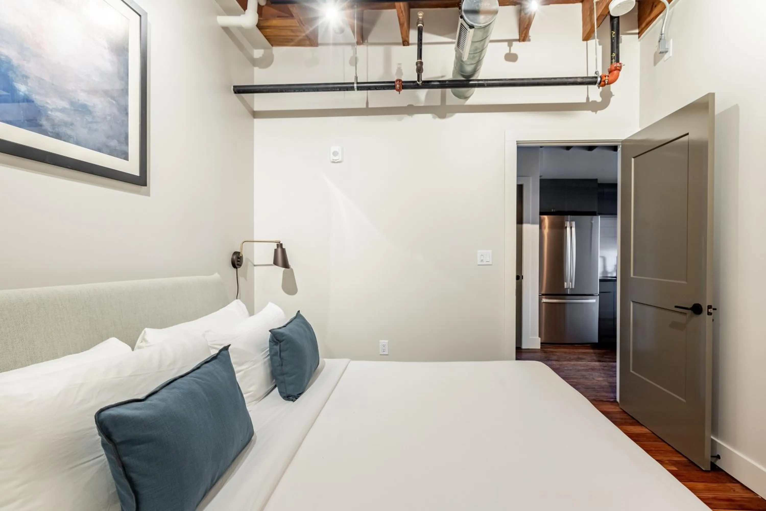 Bedroom, Bed in Ironworks Building