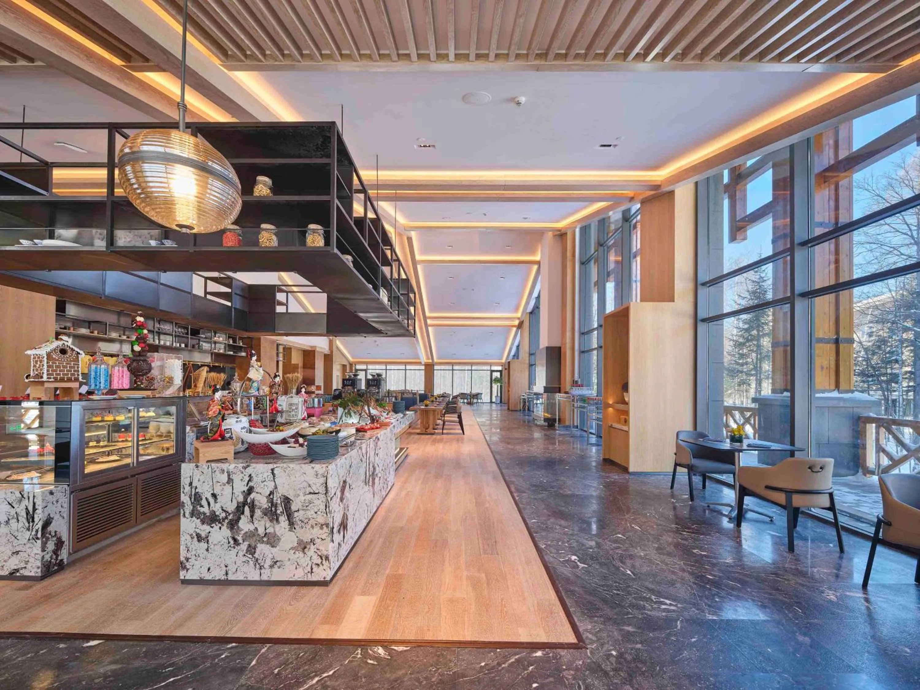 Restaurant/places to eat in DoubleTree by Hilton Changbaishan Hot Spring