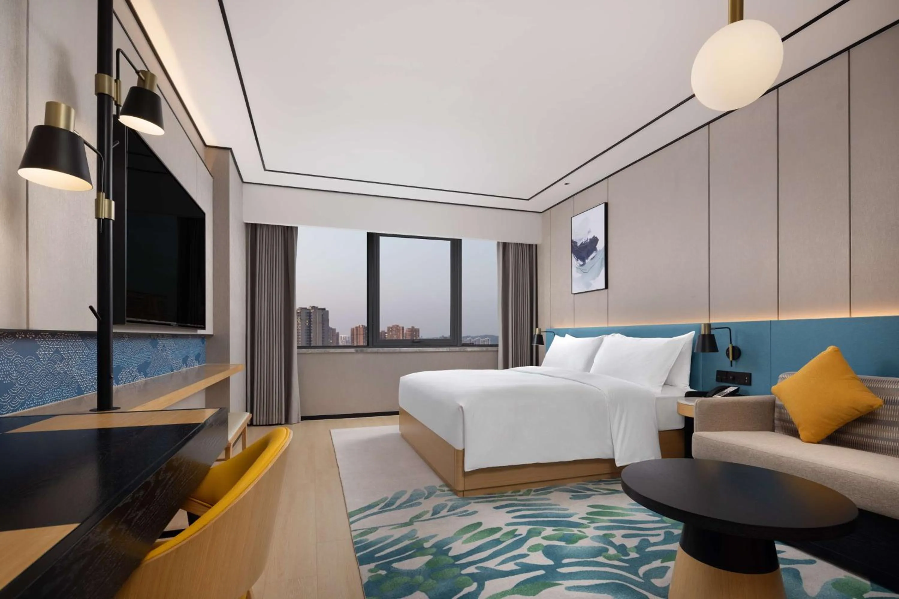 Living room in Hilton Garden Inn Zigong High-Tech Zone