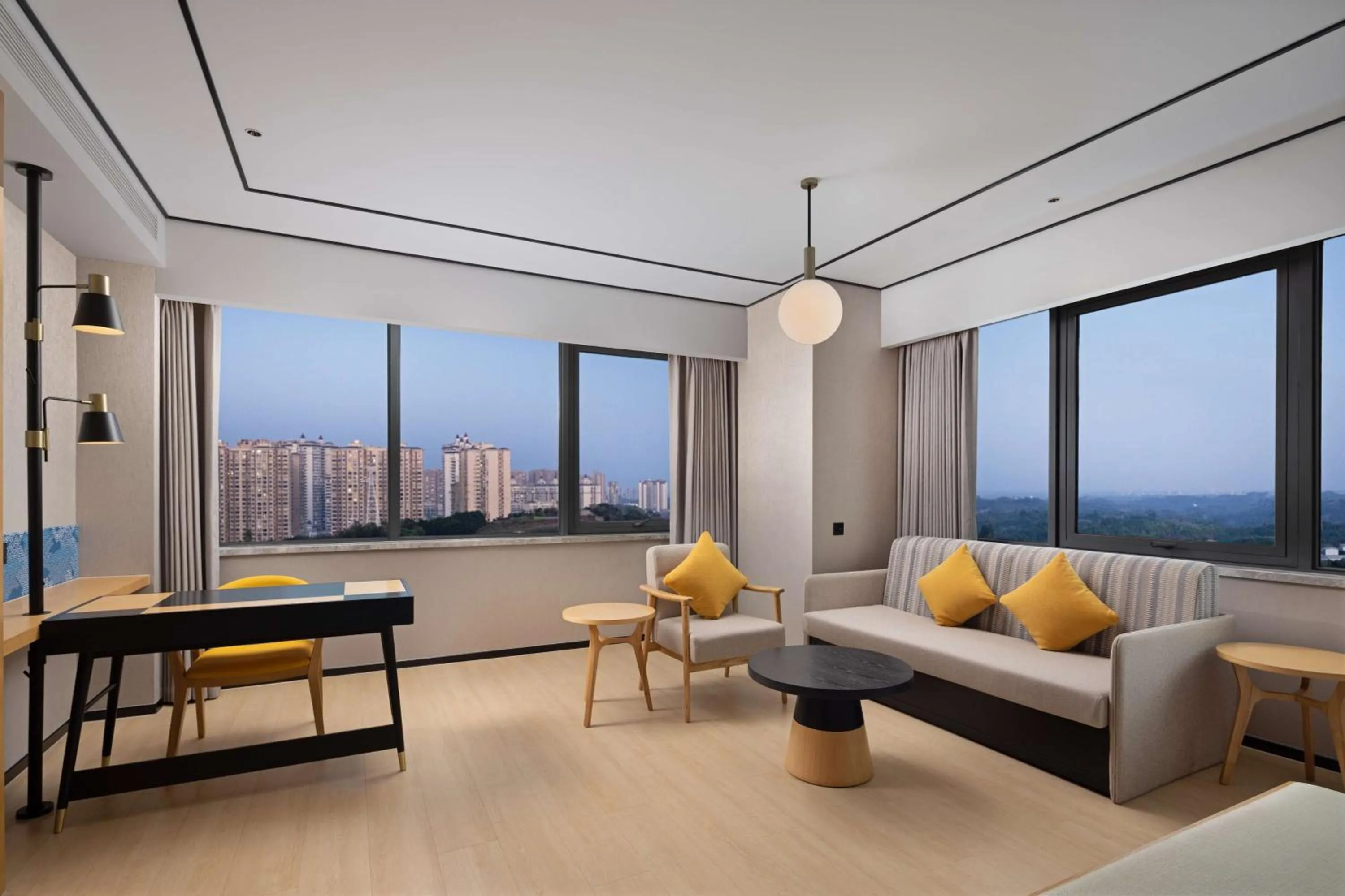 Bedroom in Hilton Garden Inn Zigong High-Tech Zone