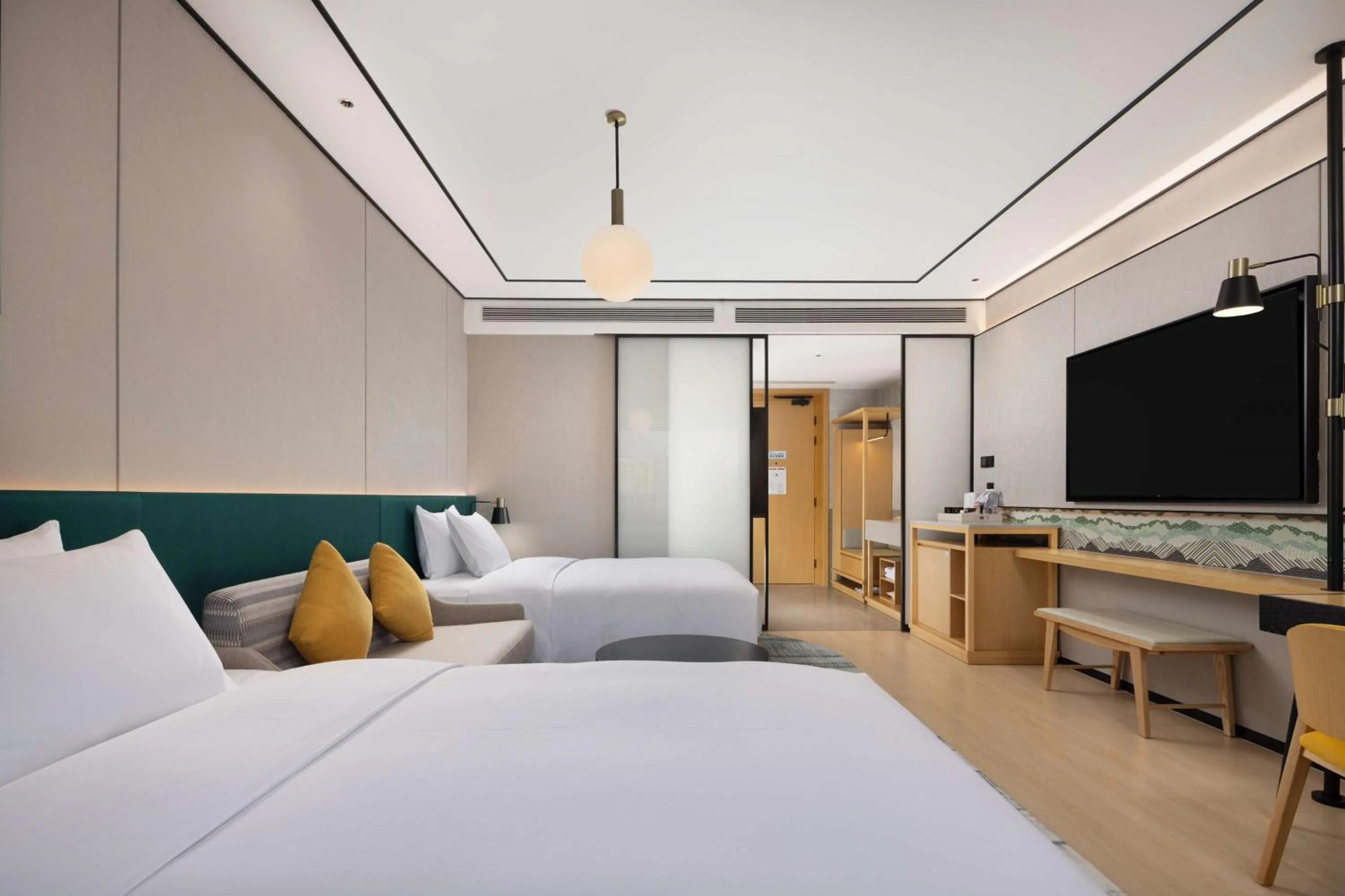 Bed in Hilton Garden Inn Zigong High-Tech Zone