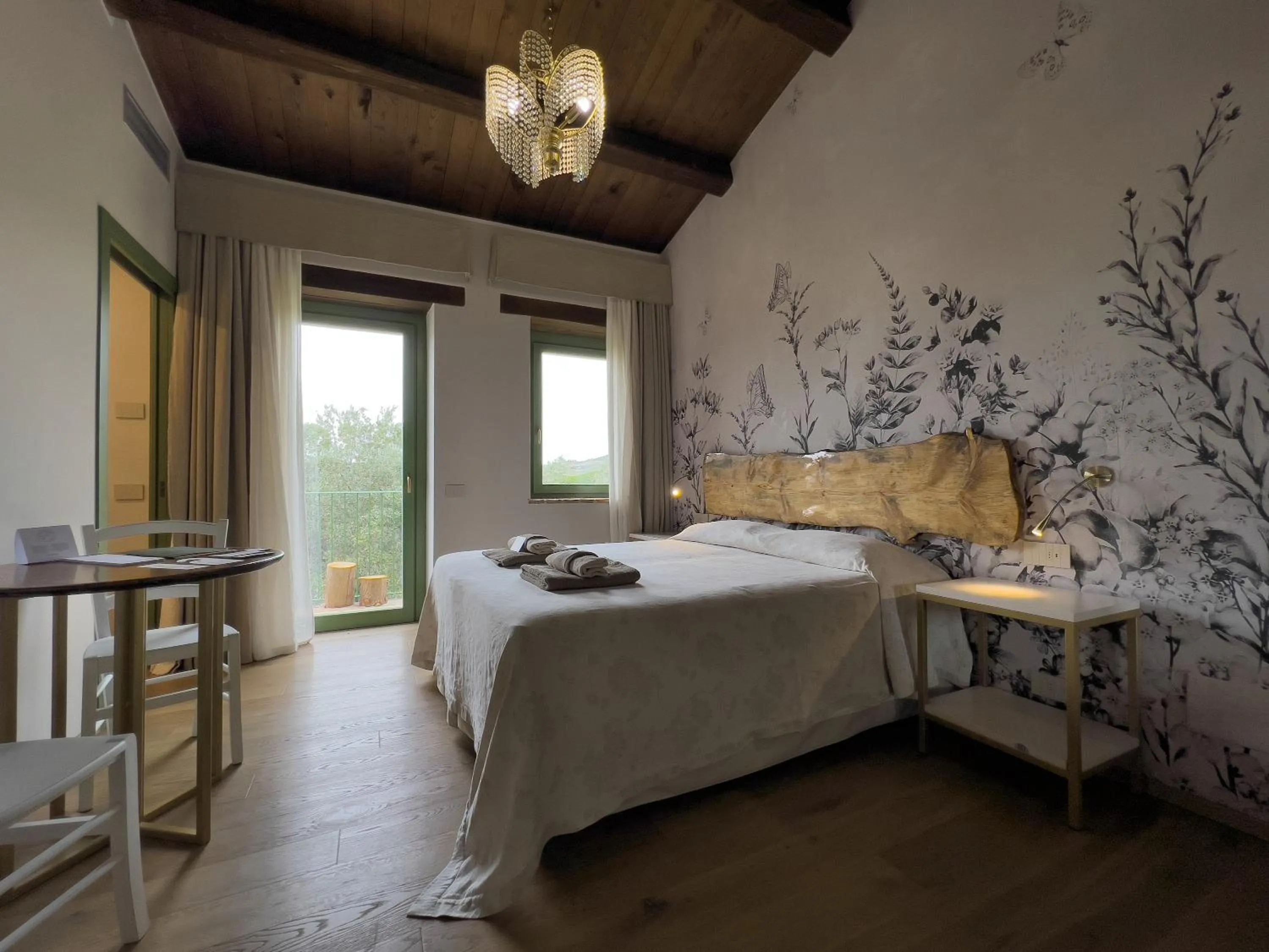 Bed in Relais Cocci Grifoni - Panoramic Wine Resort