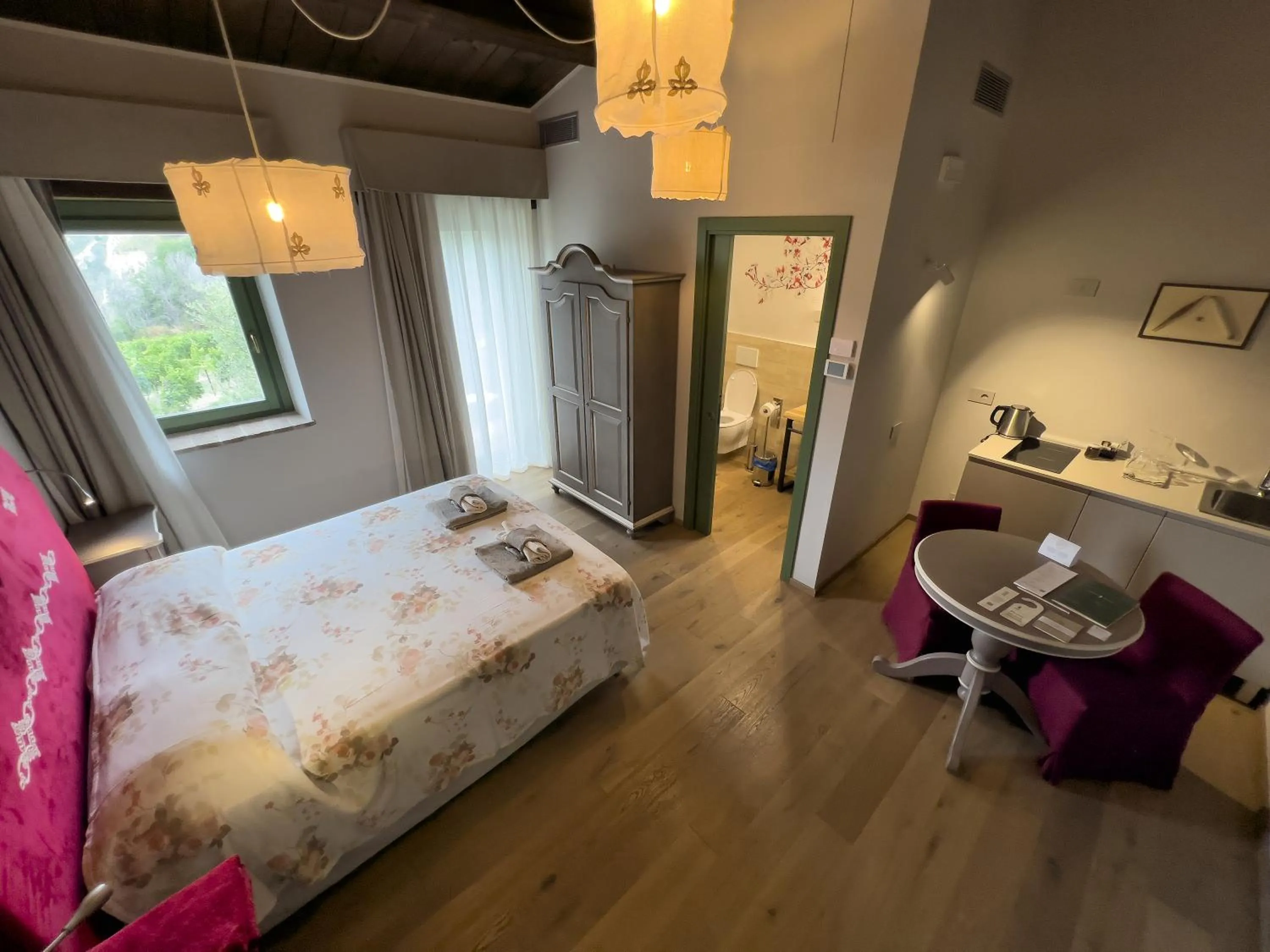 Bed in Relais Cocci Grifoni - Panoramic Wine Resort