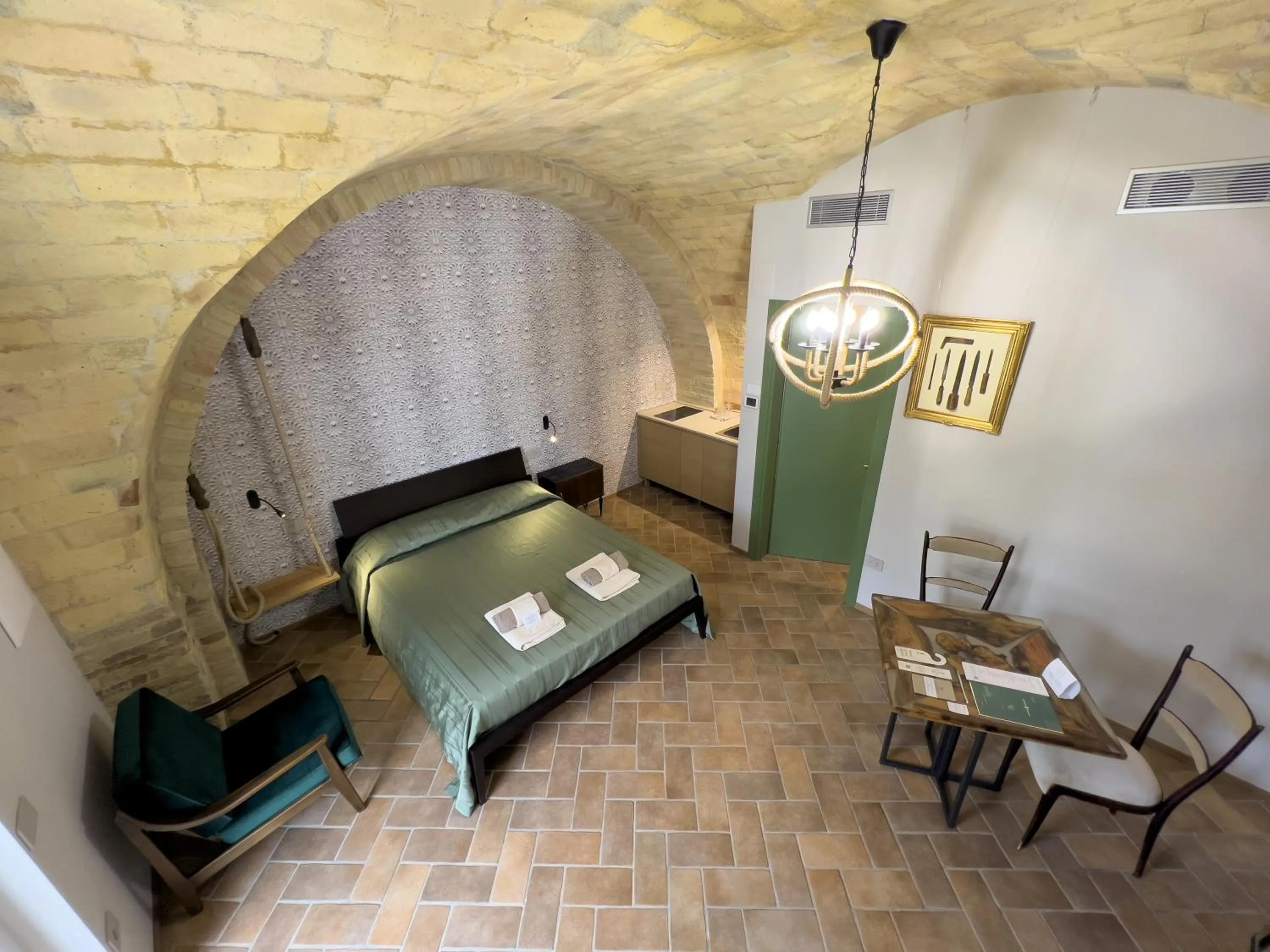 Bed in Relais Cocci Grifoni - Panoramic Wine Resort