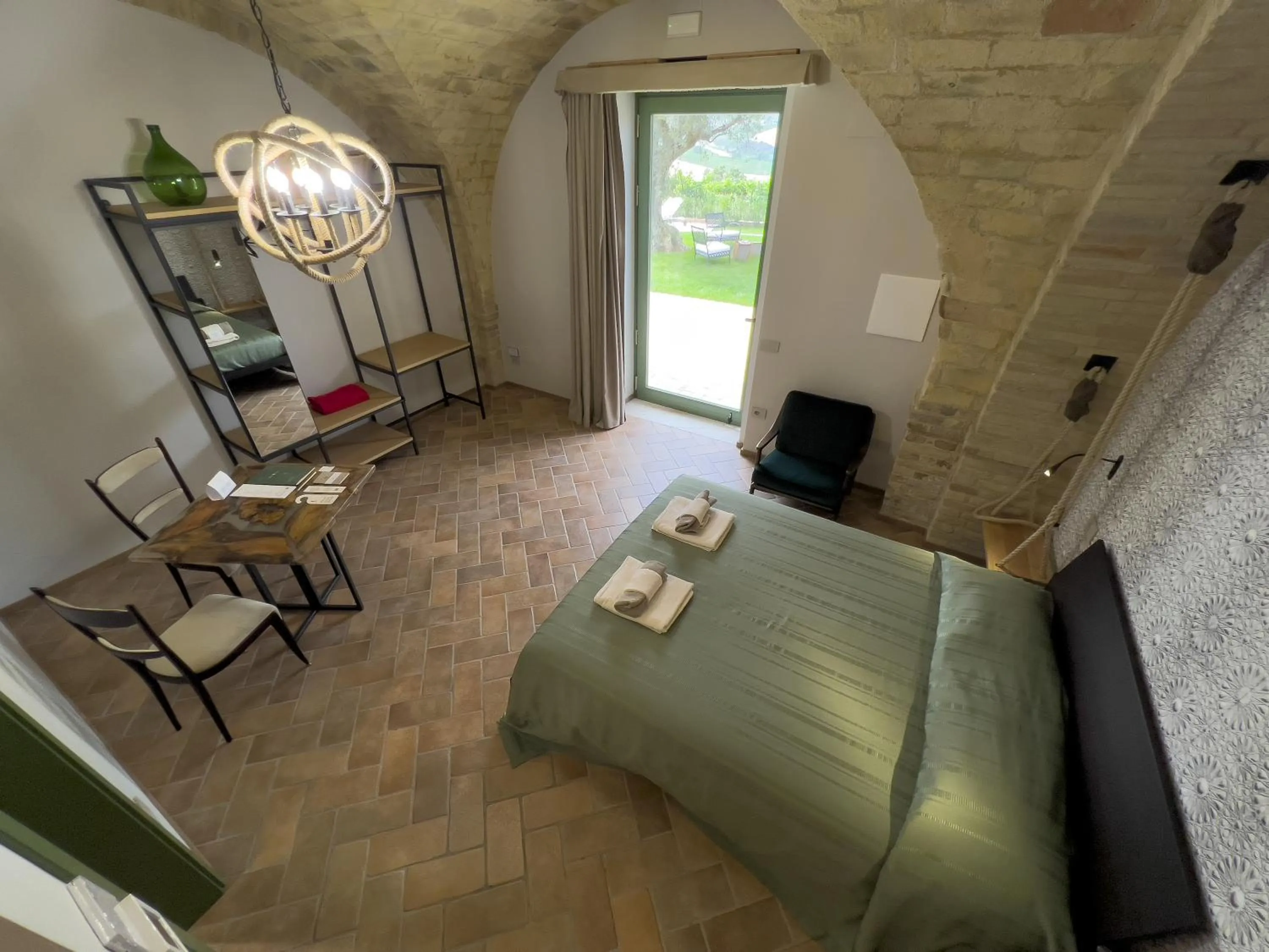 Bed in Relais Cocci Grifoni - Panoramic Wine Resort