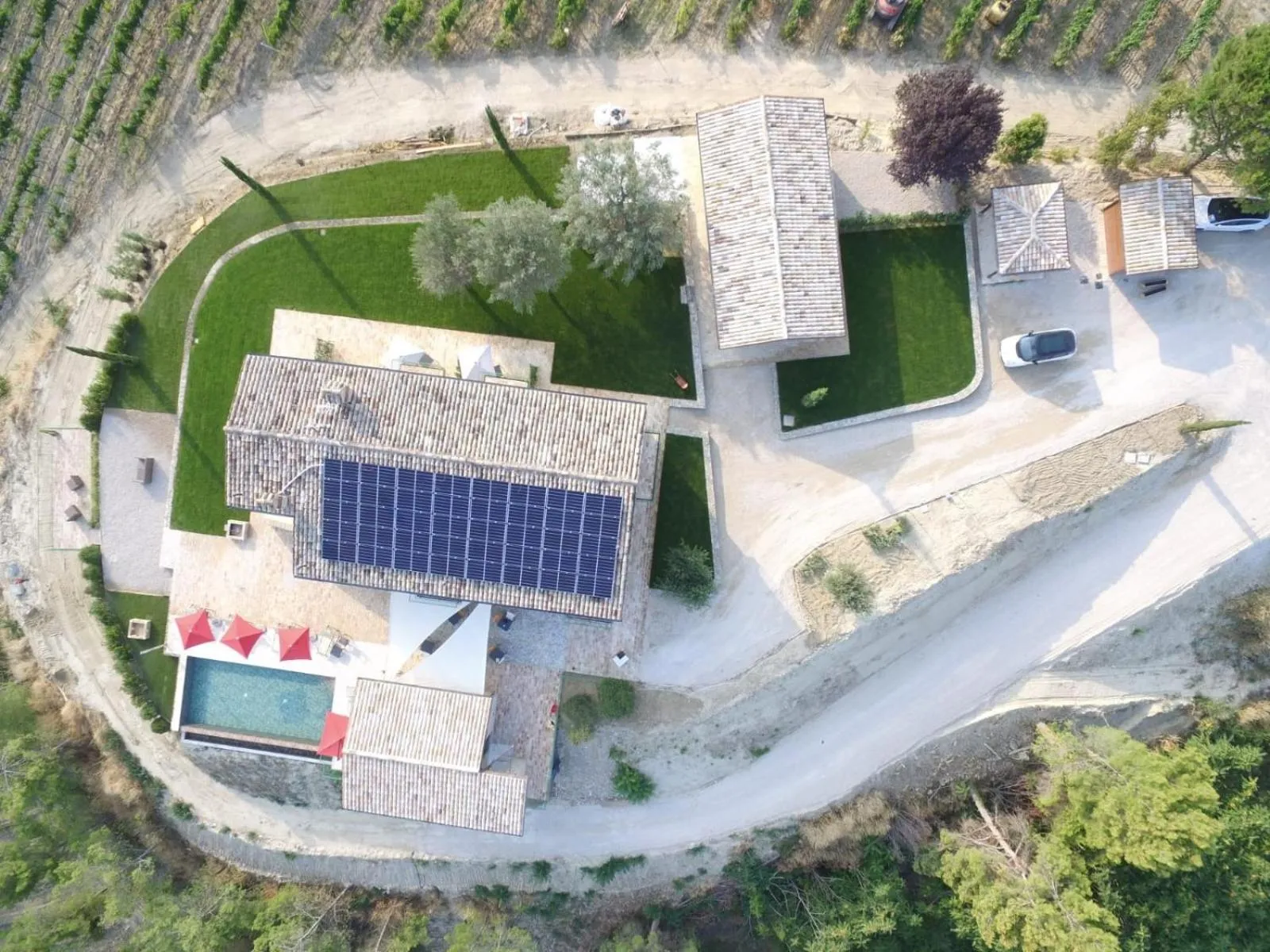 Bird's eye view in Relais Cocci Grifoni - Panoramic Wine Resort