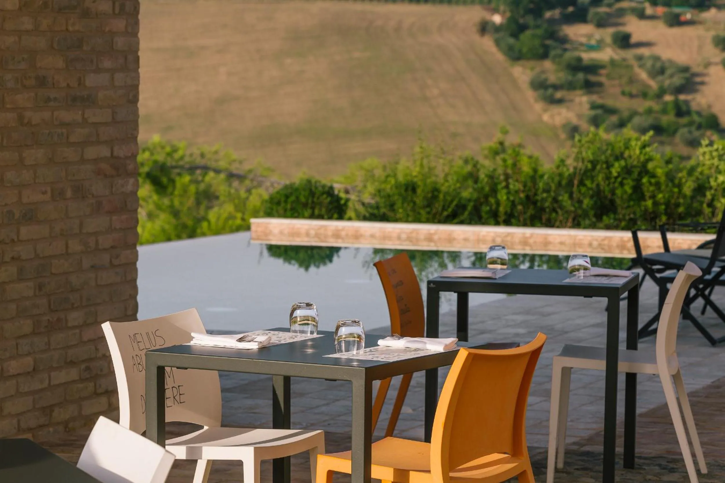 Patio in Relais Cocci Grifoni - Panoramic Wine Resort