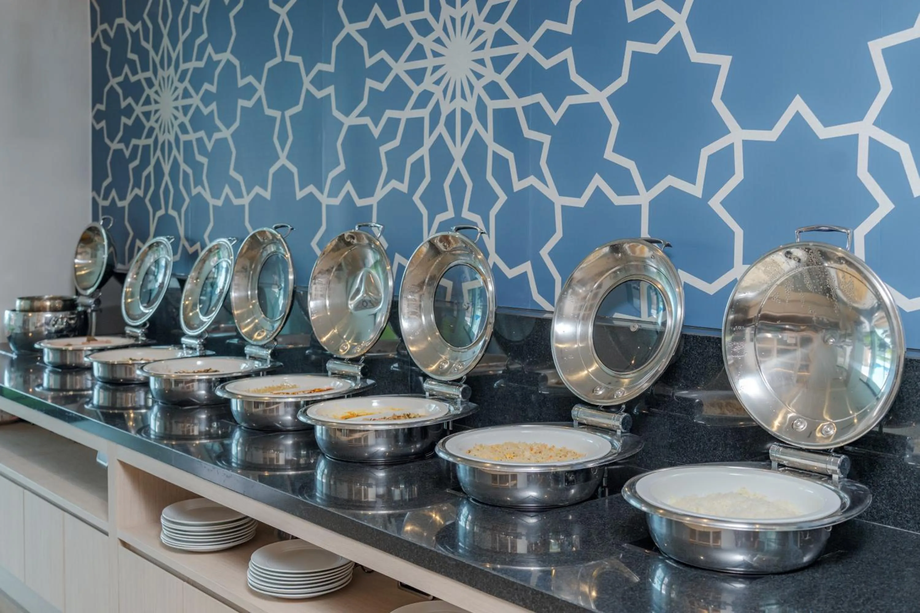 Buffet breakfast in The Yama Hotel Phuket