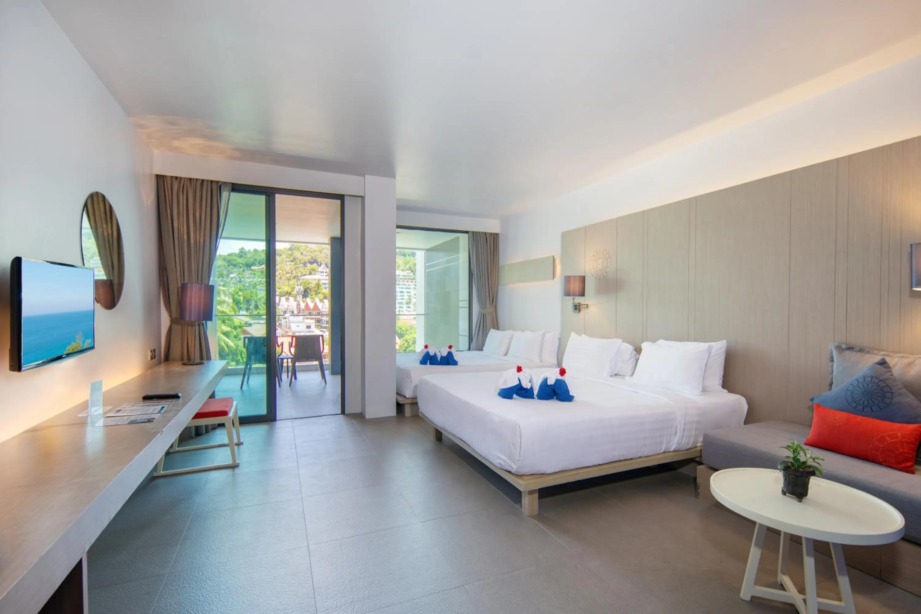 Bedroom, Bed in The Yama Hotel Phuket