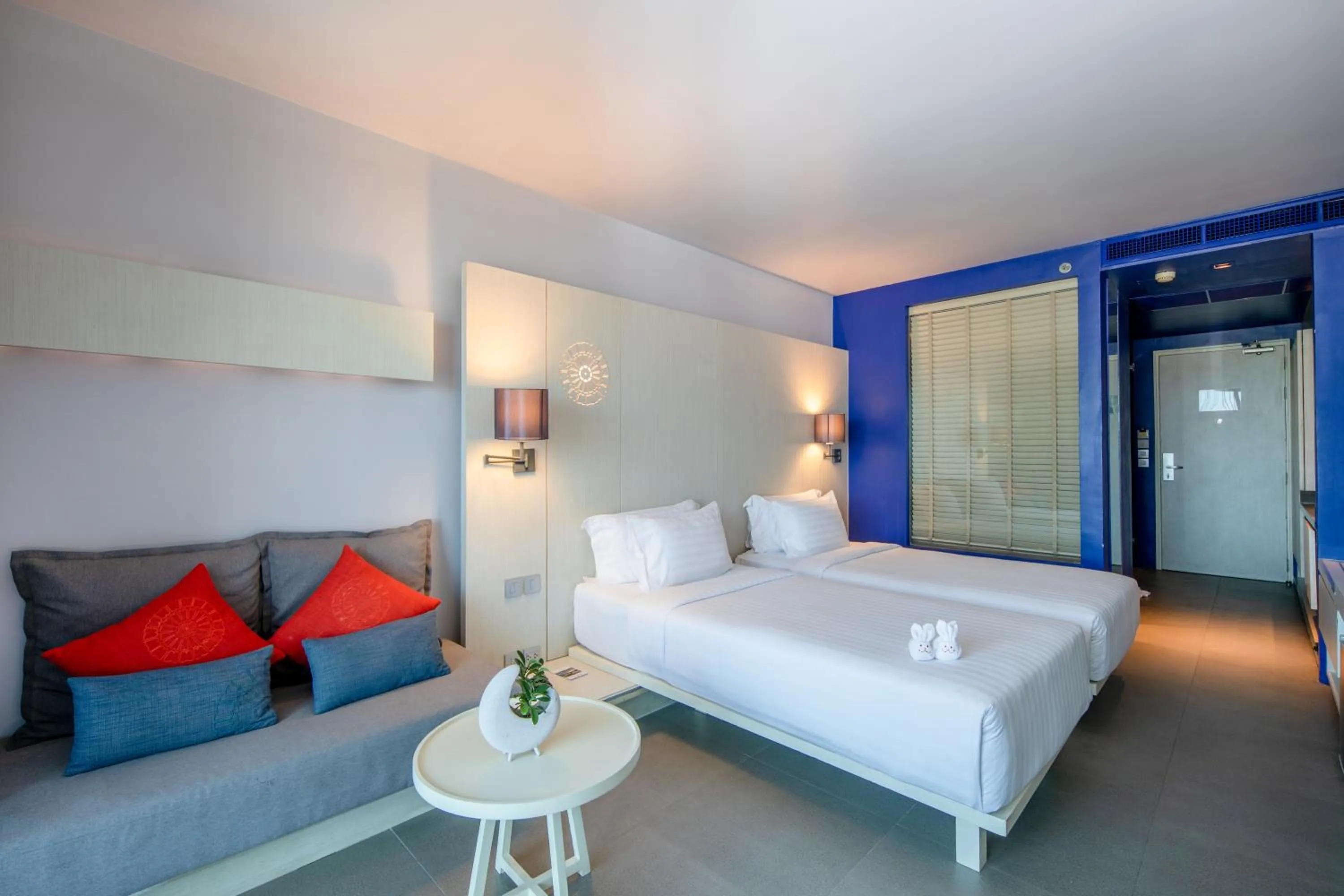 Bed in The Yama Hotel Phuket