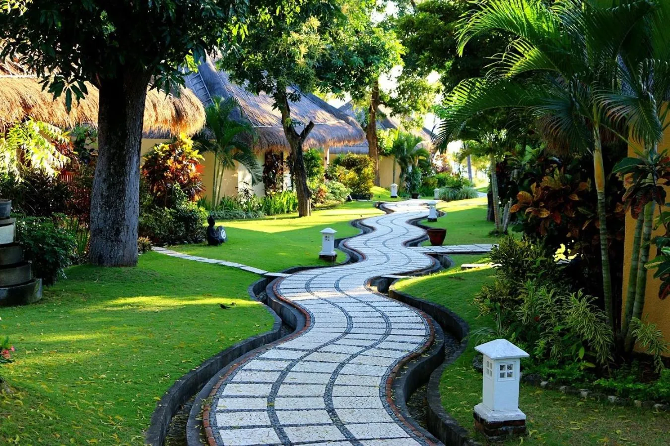 Patio in Siddhartha Oceanfront Resort & Spa Bali