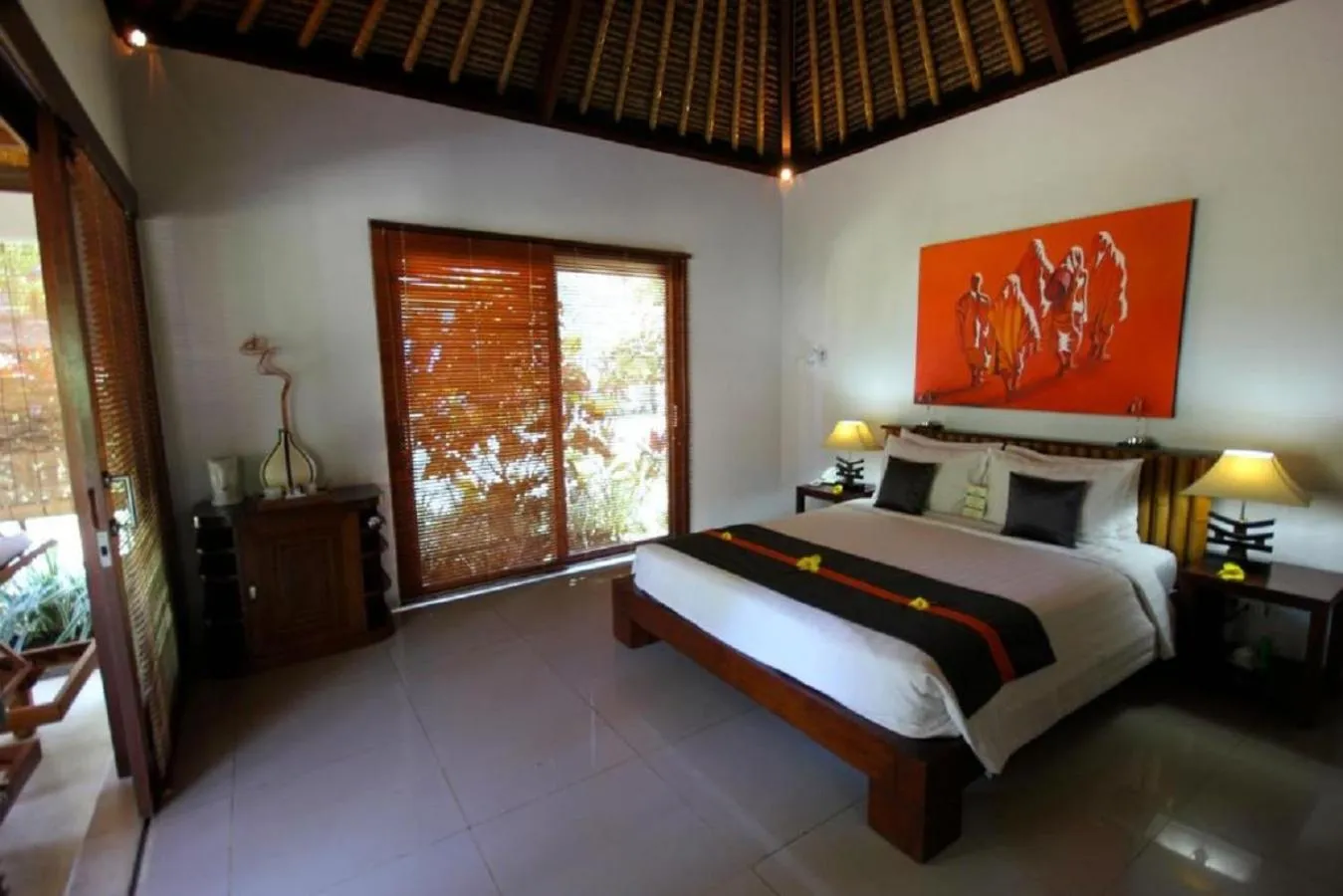 Guests, Bed in Siddhartha Oceanfront Resort & Spa Bali