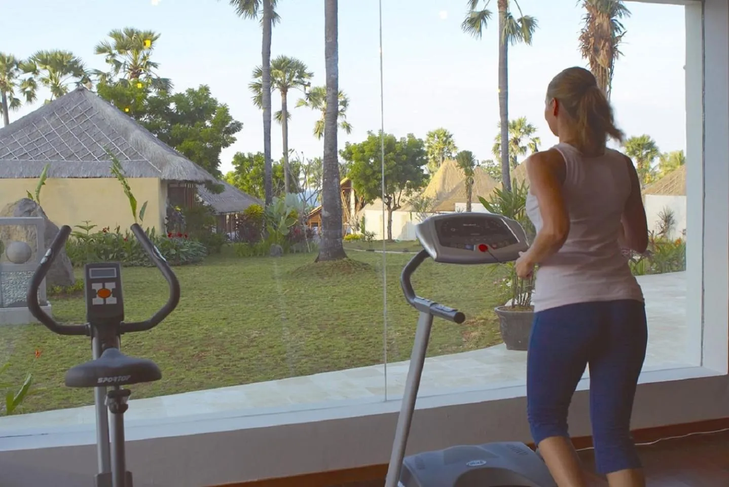 Fitness centre/facilities in Siddhartha Oceanfront Resort & Spa Bali