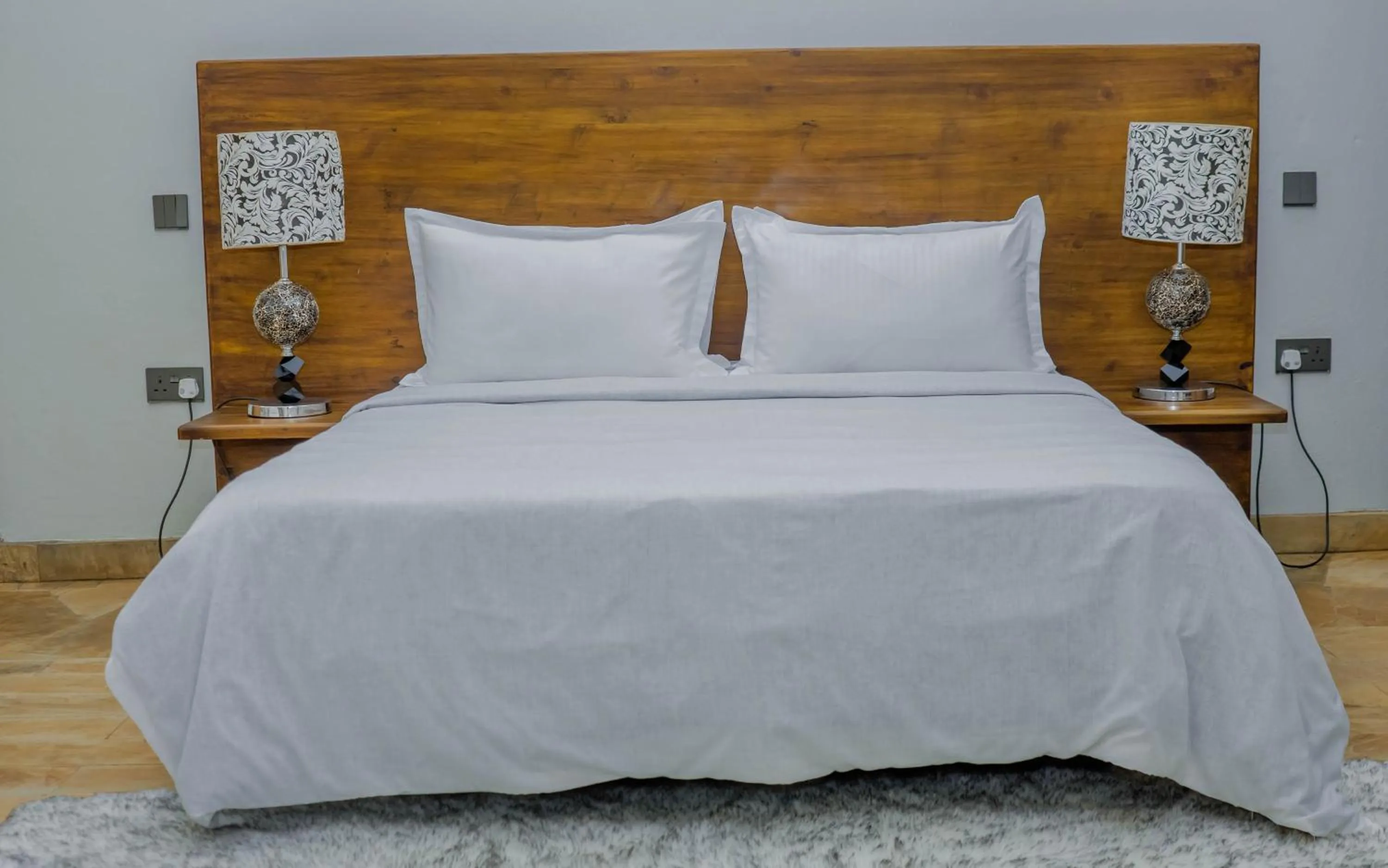 Bed in Tulivu Kilimanjaro Retreat