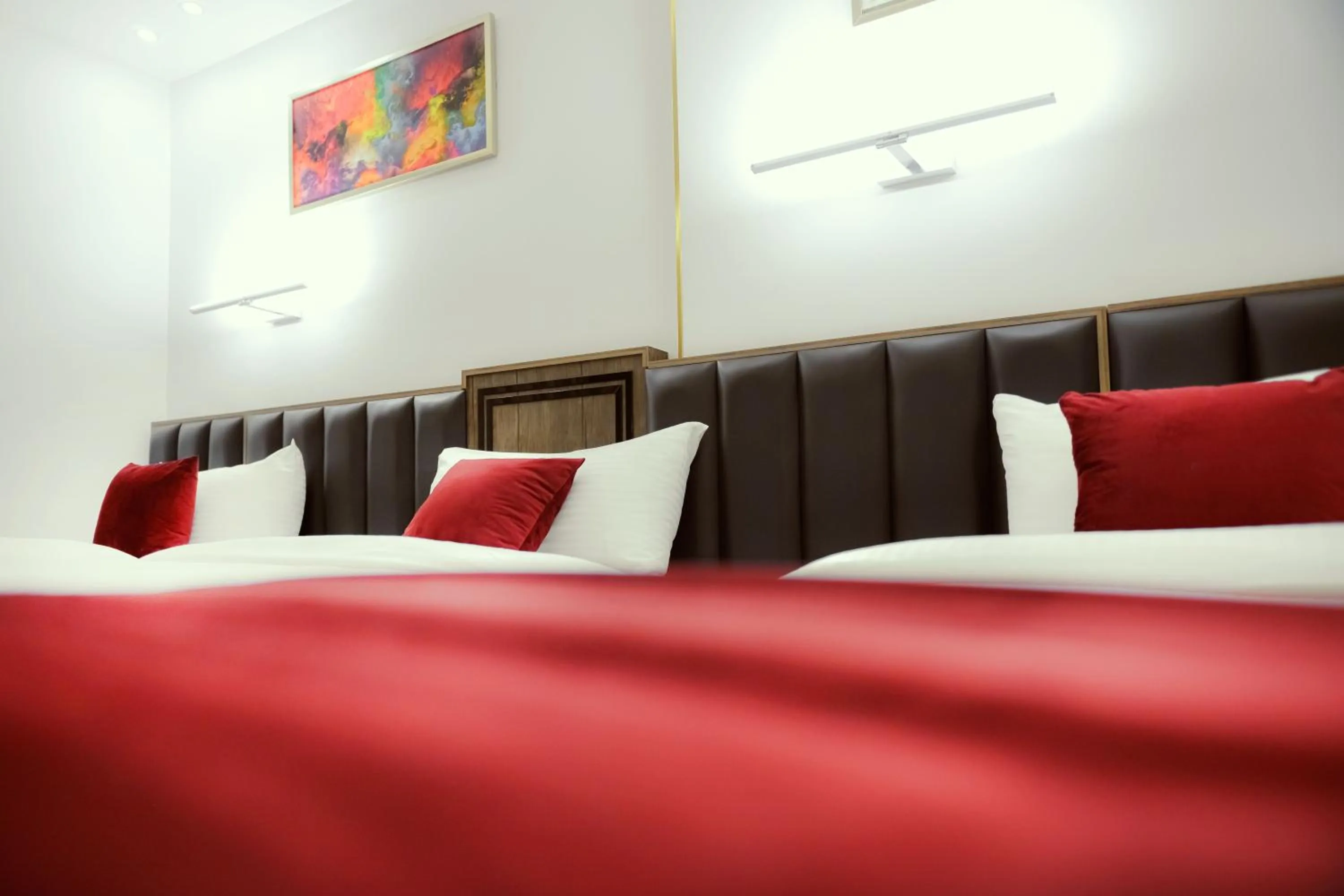 Bed in Petra Bermudez Hotel