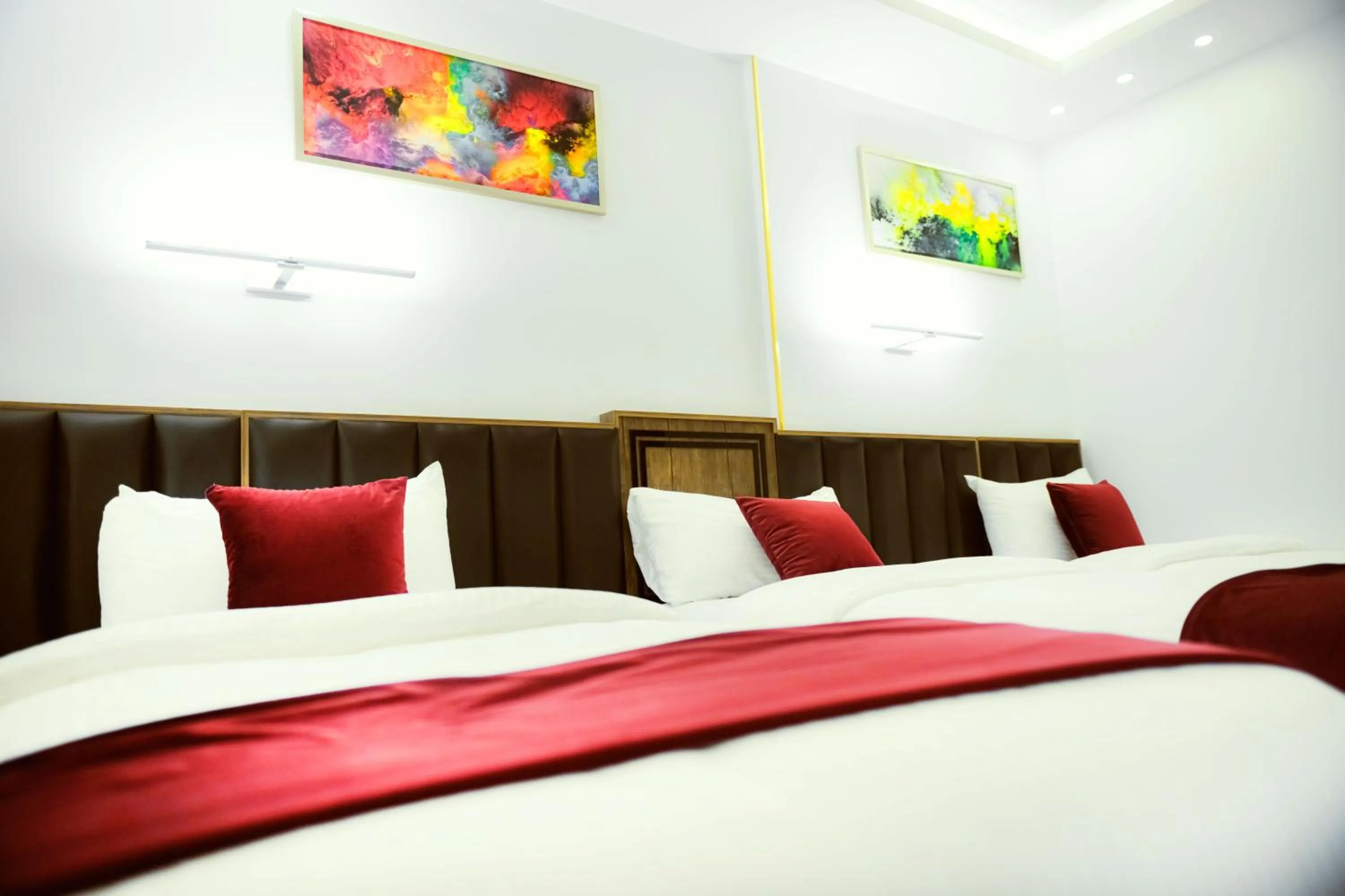 Bed in Petra Bermudez Hotel