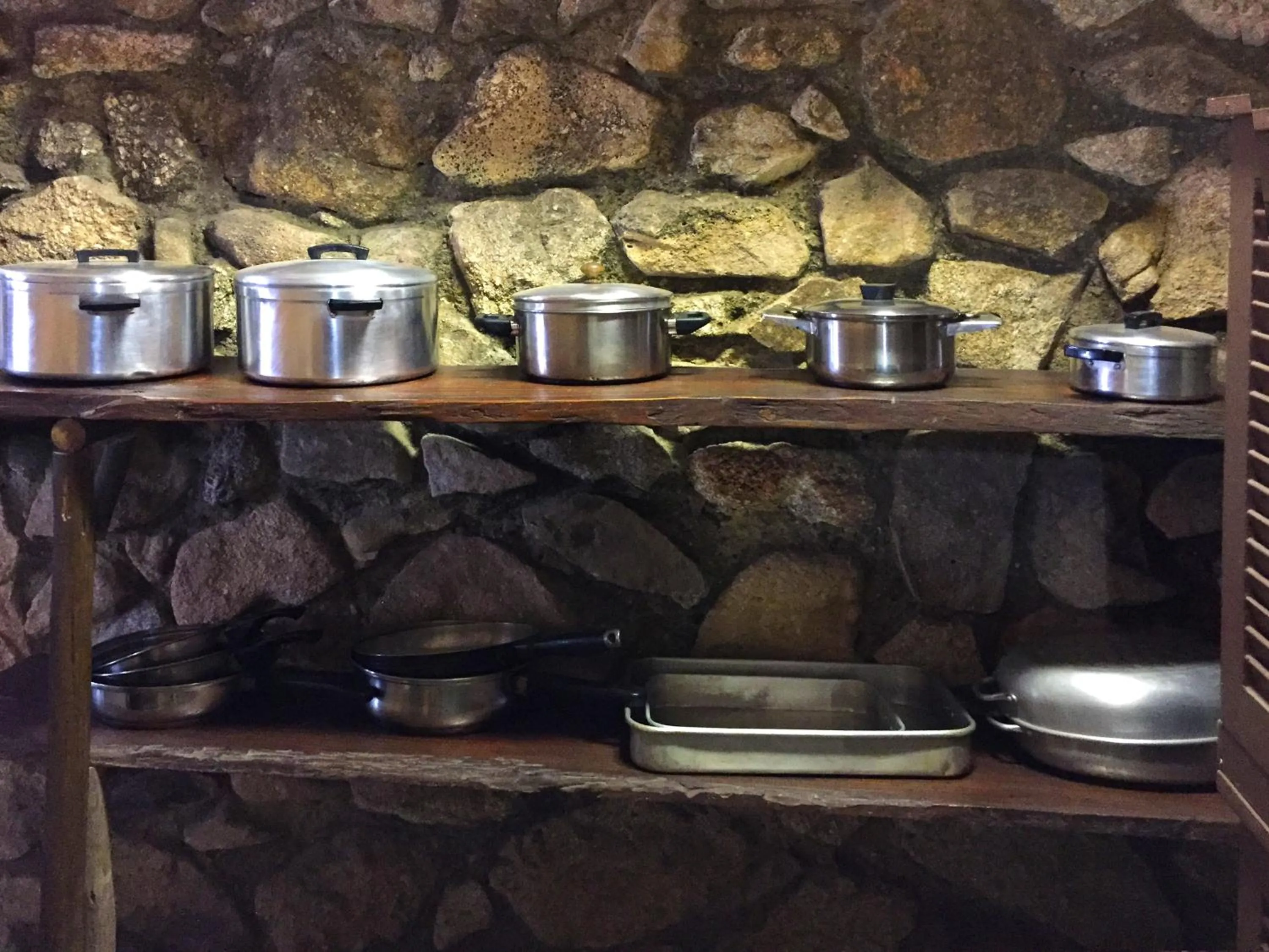 Communal kitchen in Sheba Rock Guesthouse