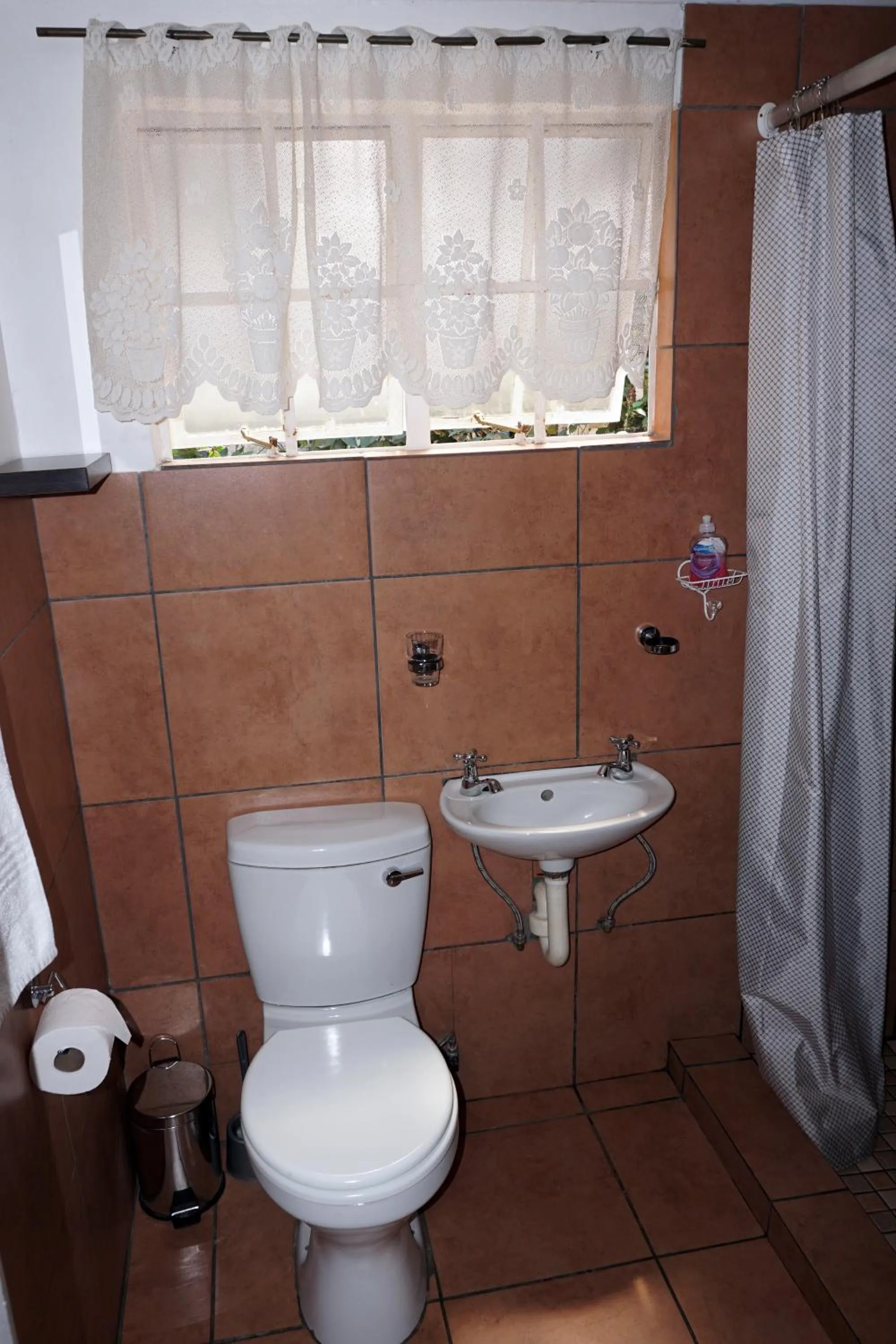 Shower in Sheba Rock Guesthouse