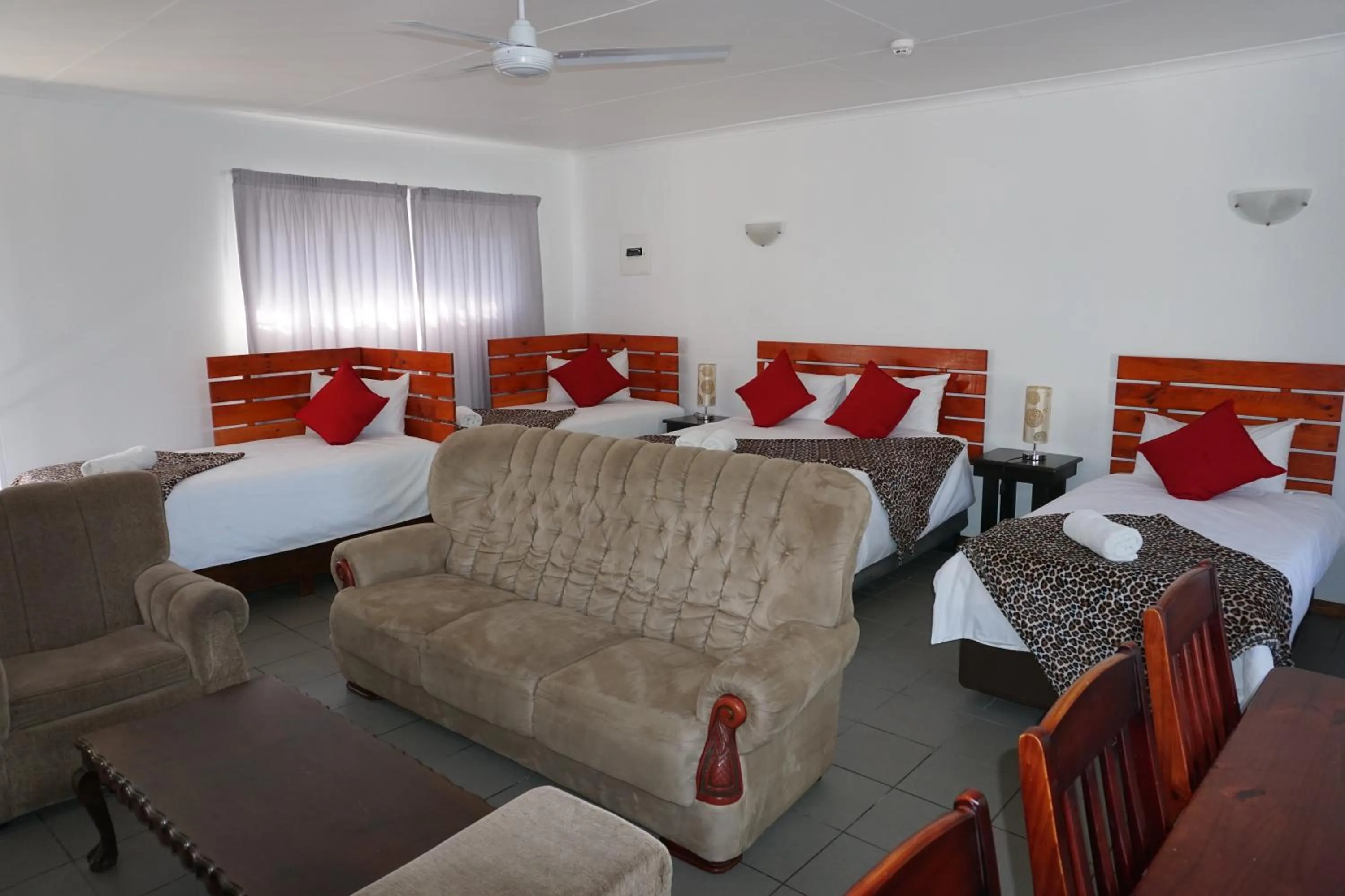 Bed in Sheba Rock Guesthouse