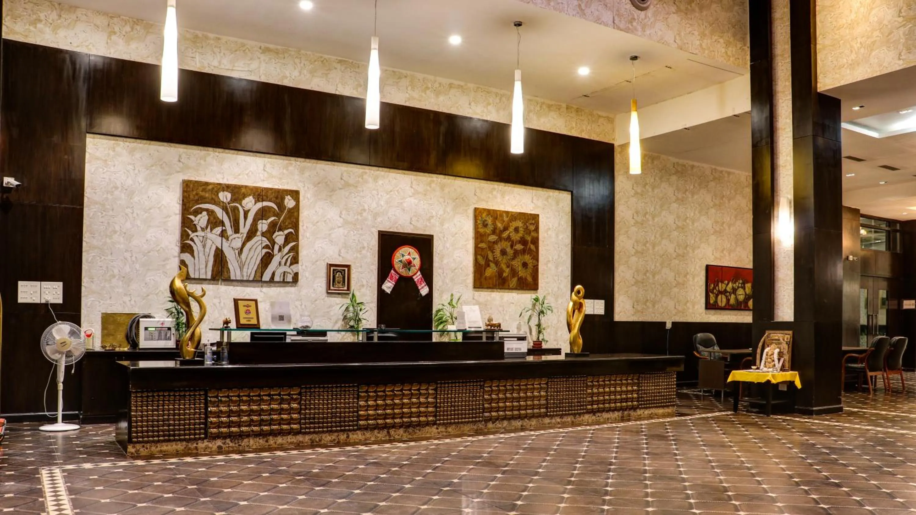 Lobby or reception in The Greenwood, Tezpur