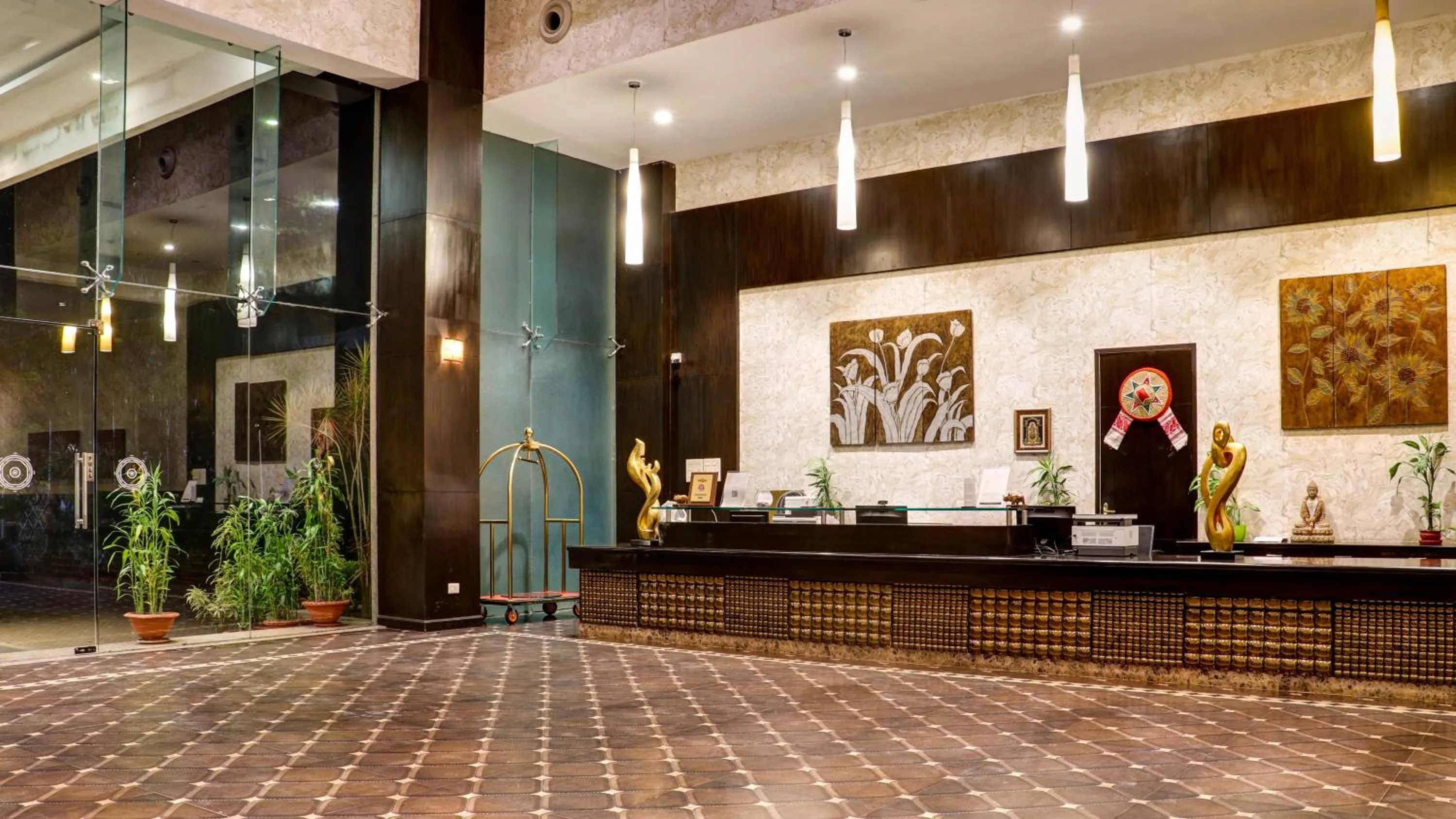 Lobby or reception in The Greenwood, Tezpur