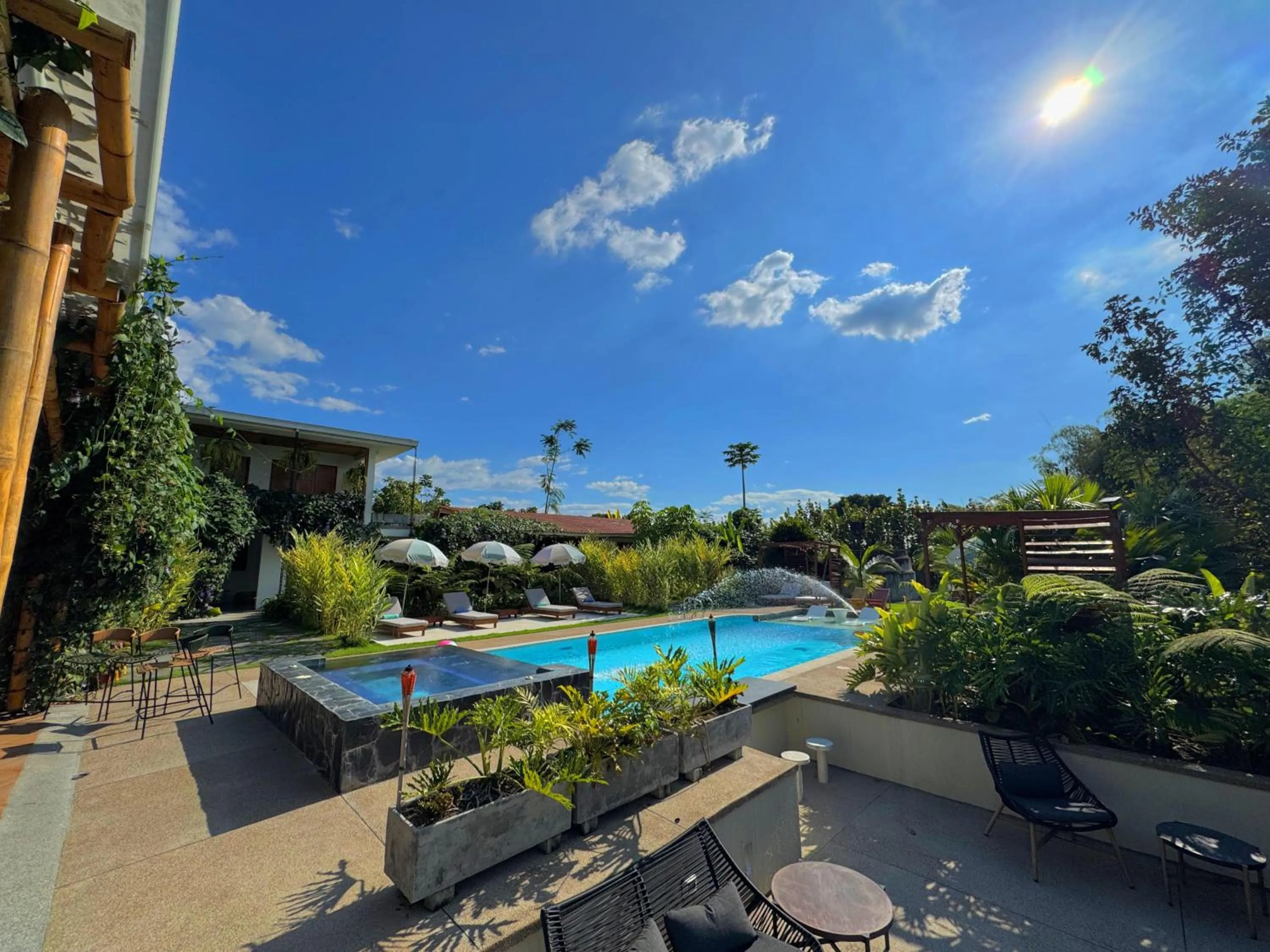 Swimming pool in Cannatel Exclusive Hotel