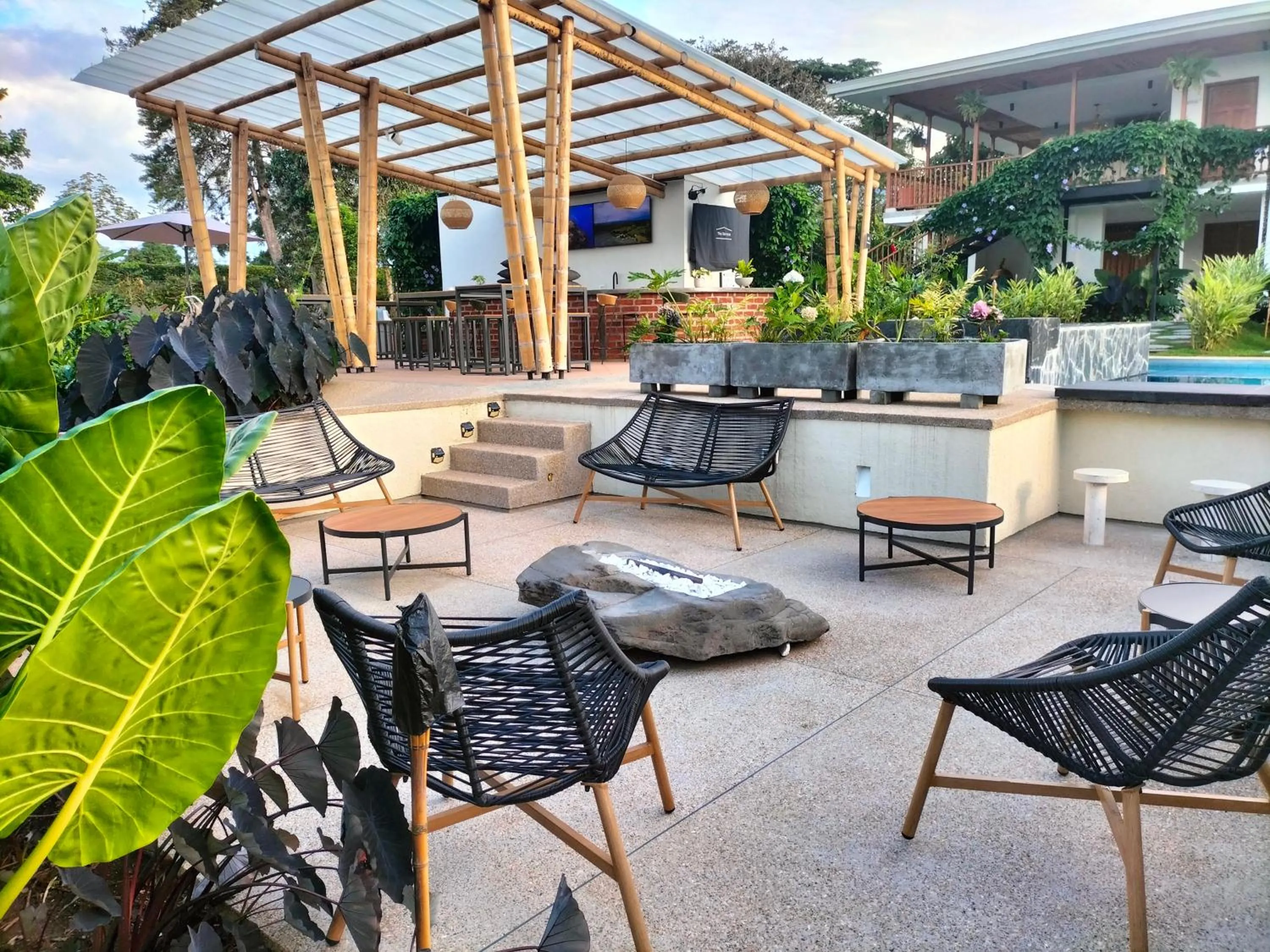 Patio in Cannatel Exclusive Hotel