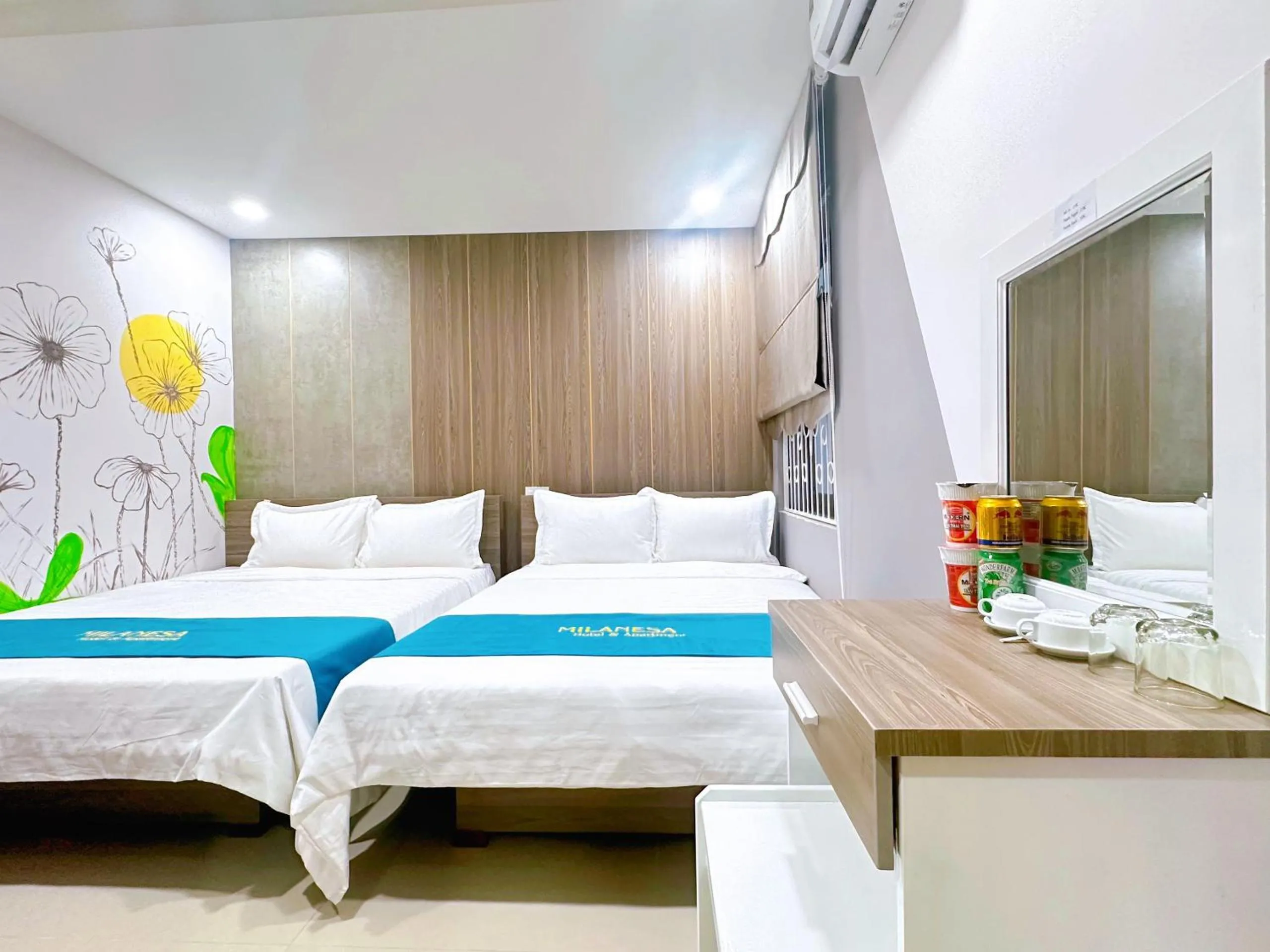 Bed in Milanesa Hotel and Apartment