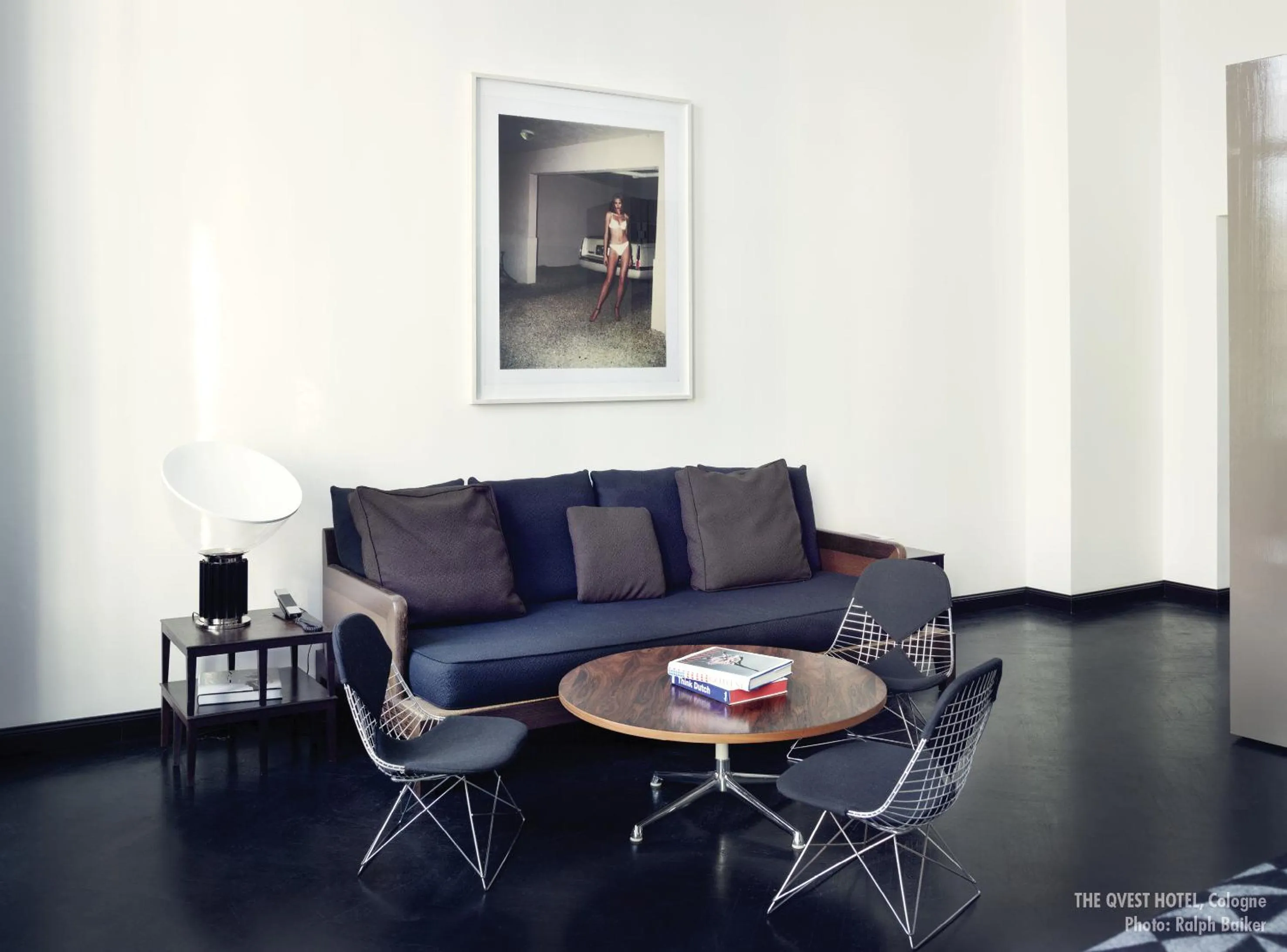 Living room in THE QVEST hideaway