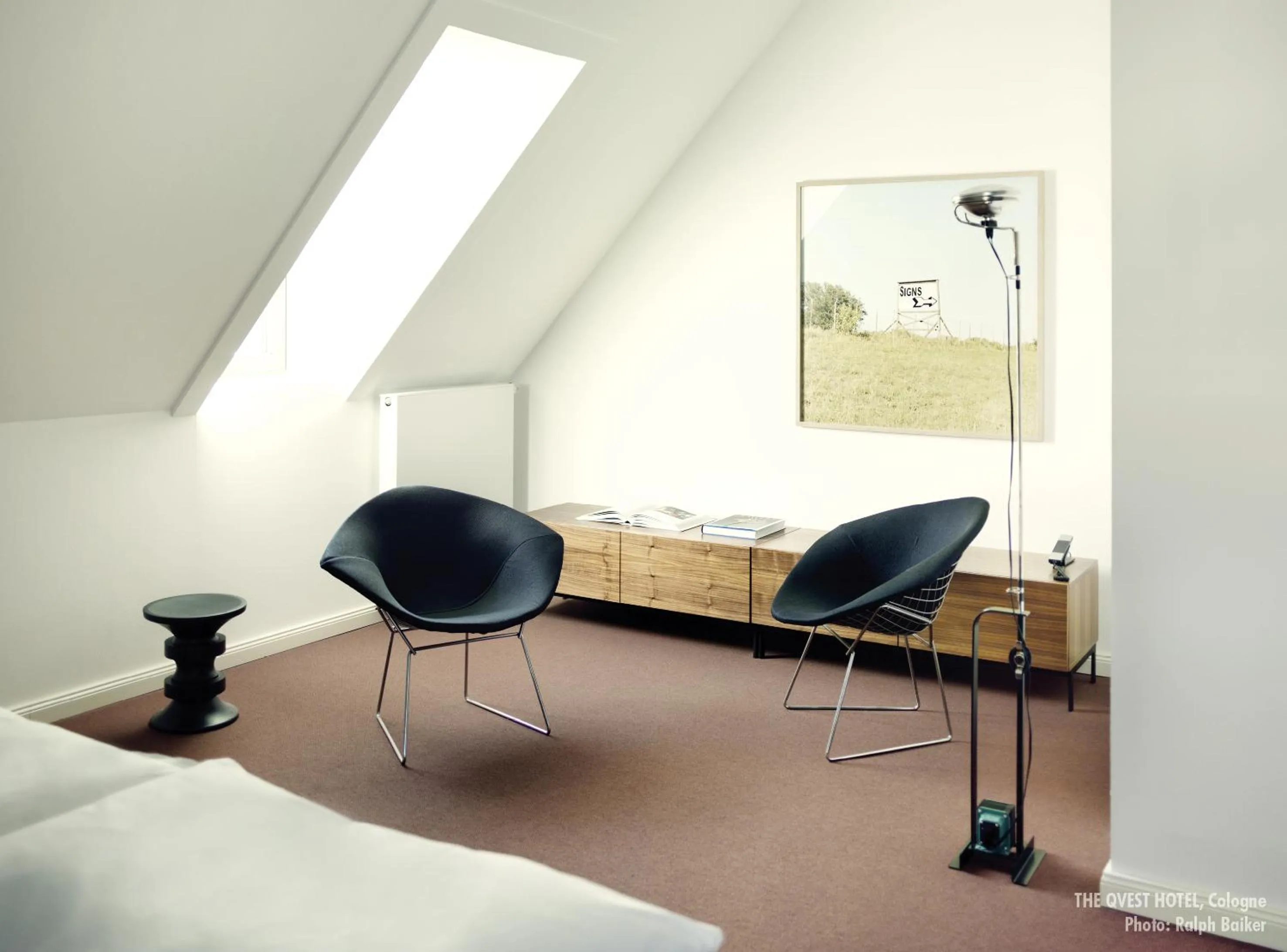 Living room in THE QVEST hideaway