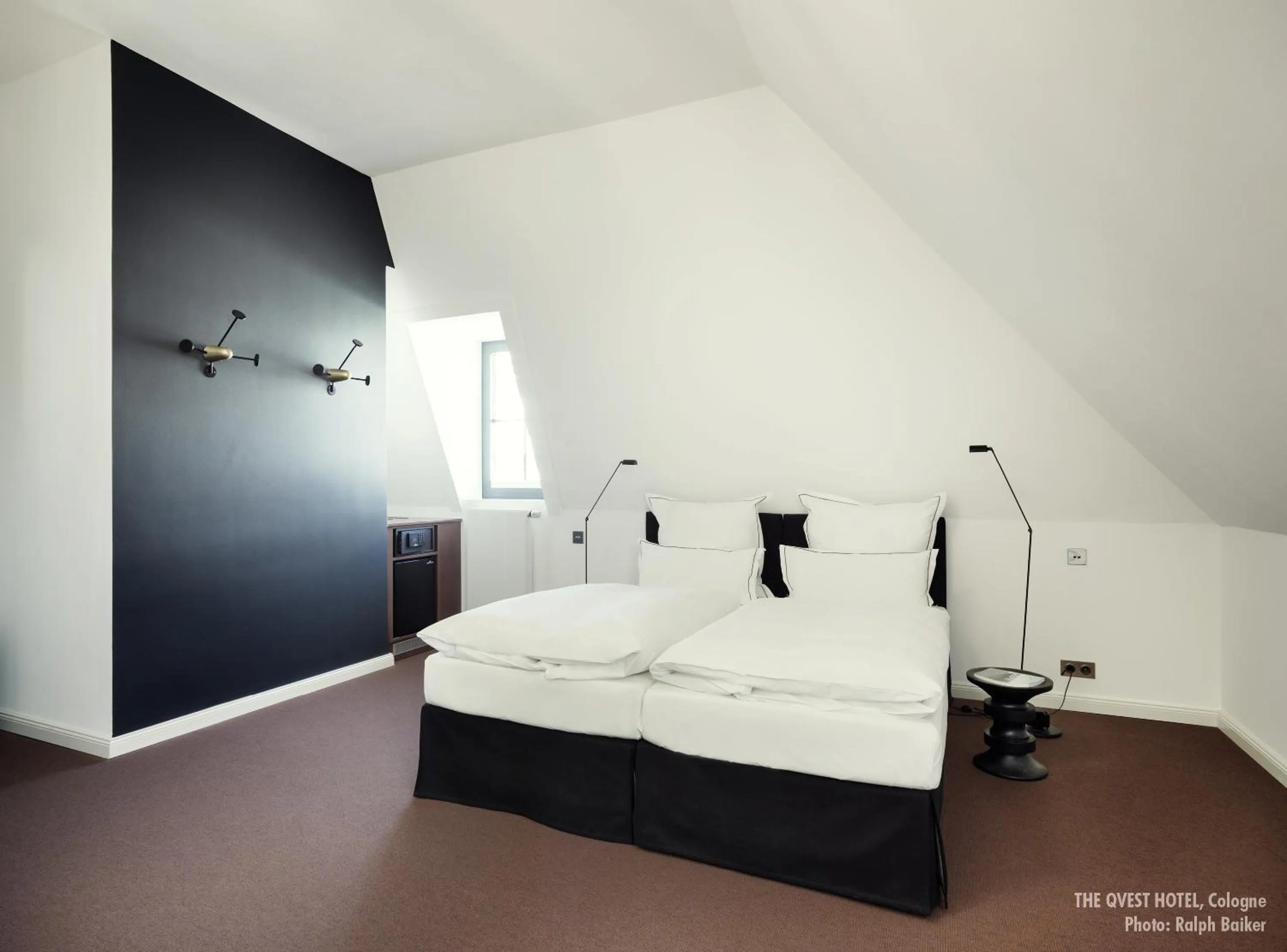 Bed in THE QVEST hideaway