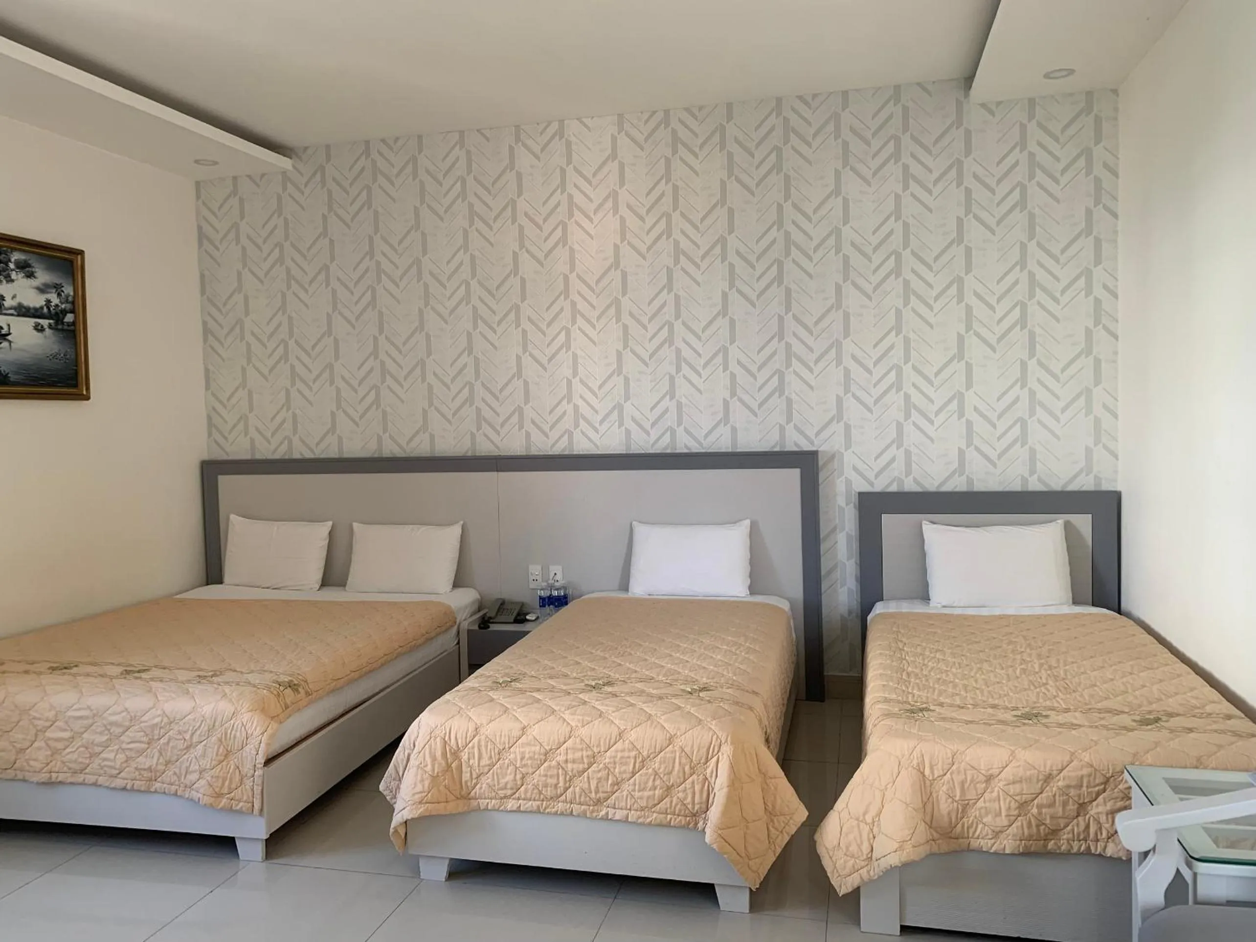 Bed in Thuan Phat House Soc Trang