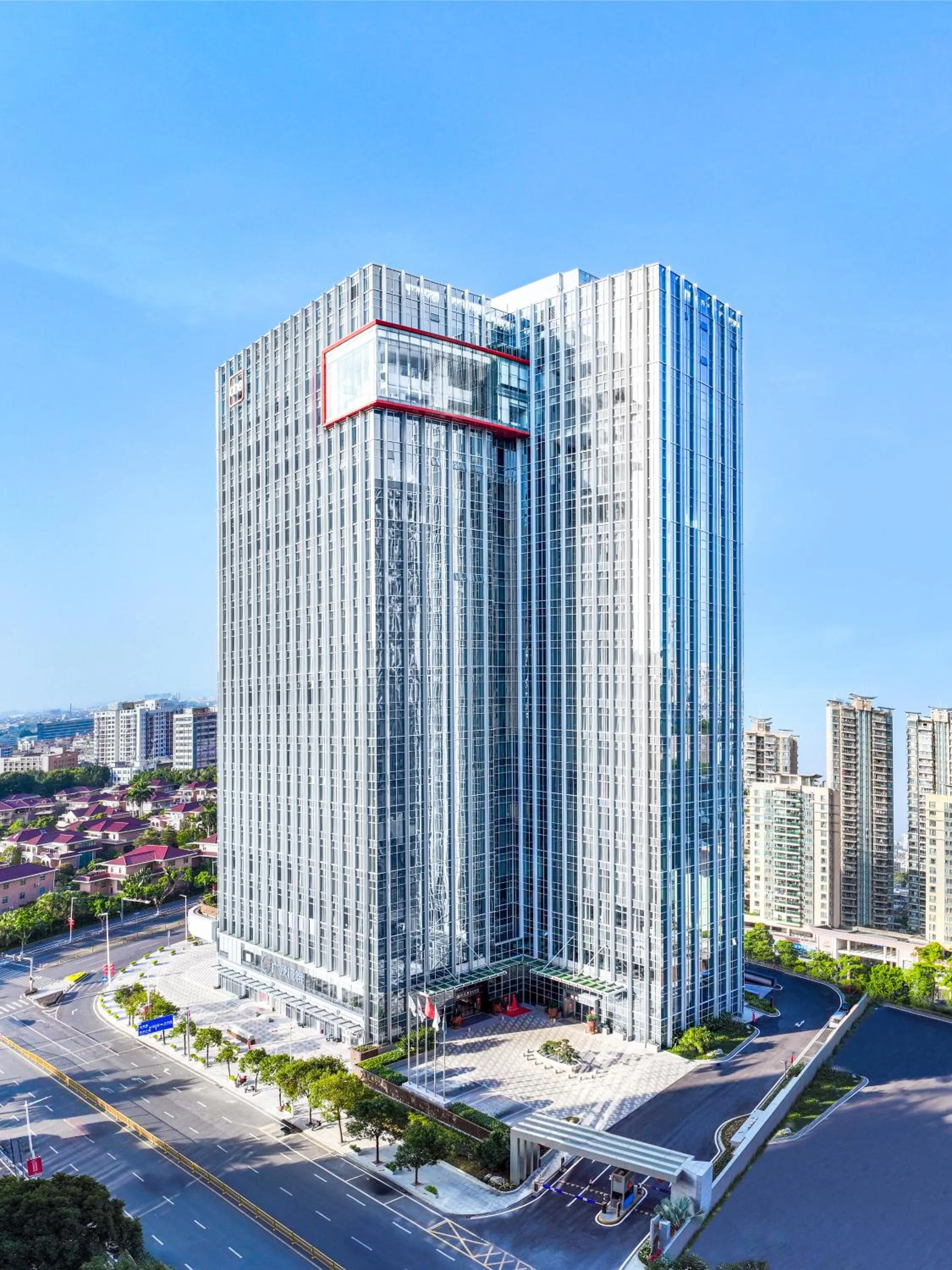 Property building in Shan Zhi Ye Serviced Apartment Hotel - Houjie Wanda Plaza Liaoxia Subway Station