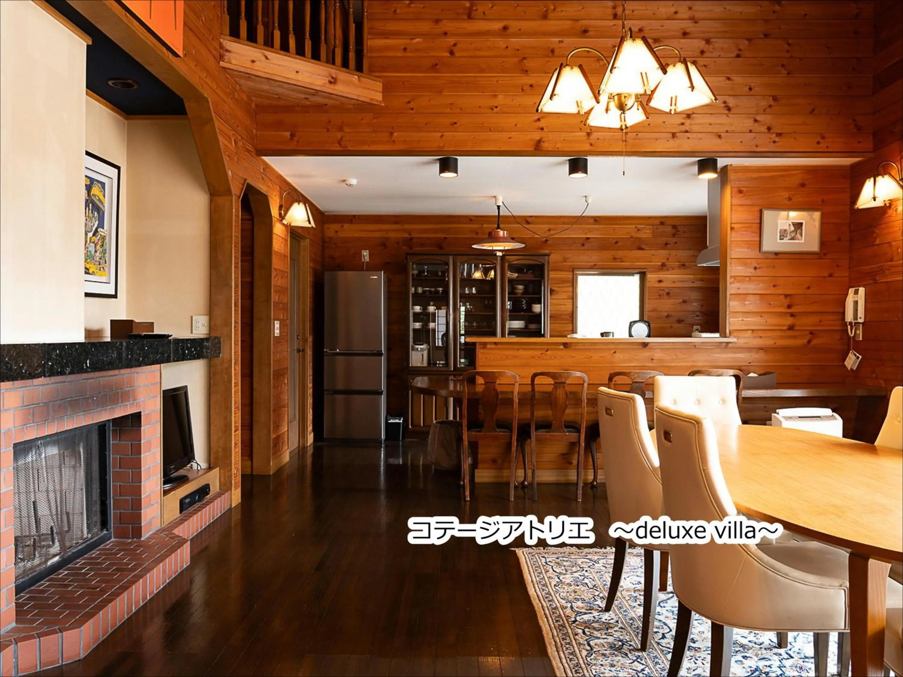 Living room in Kobuchizawa Art&Wellness IKIGAI - VILLAS