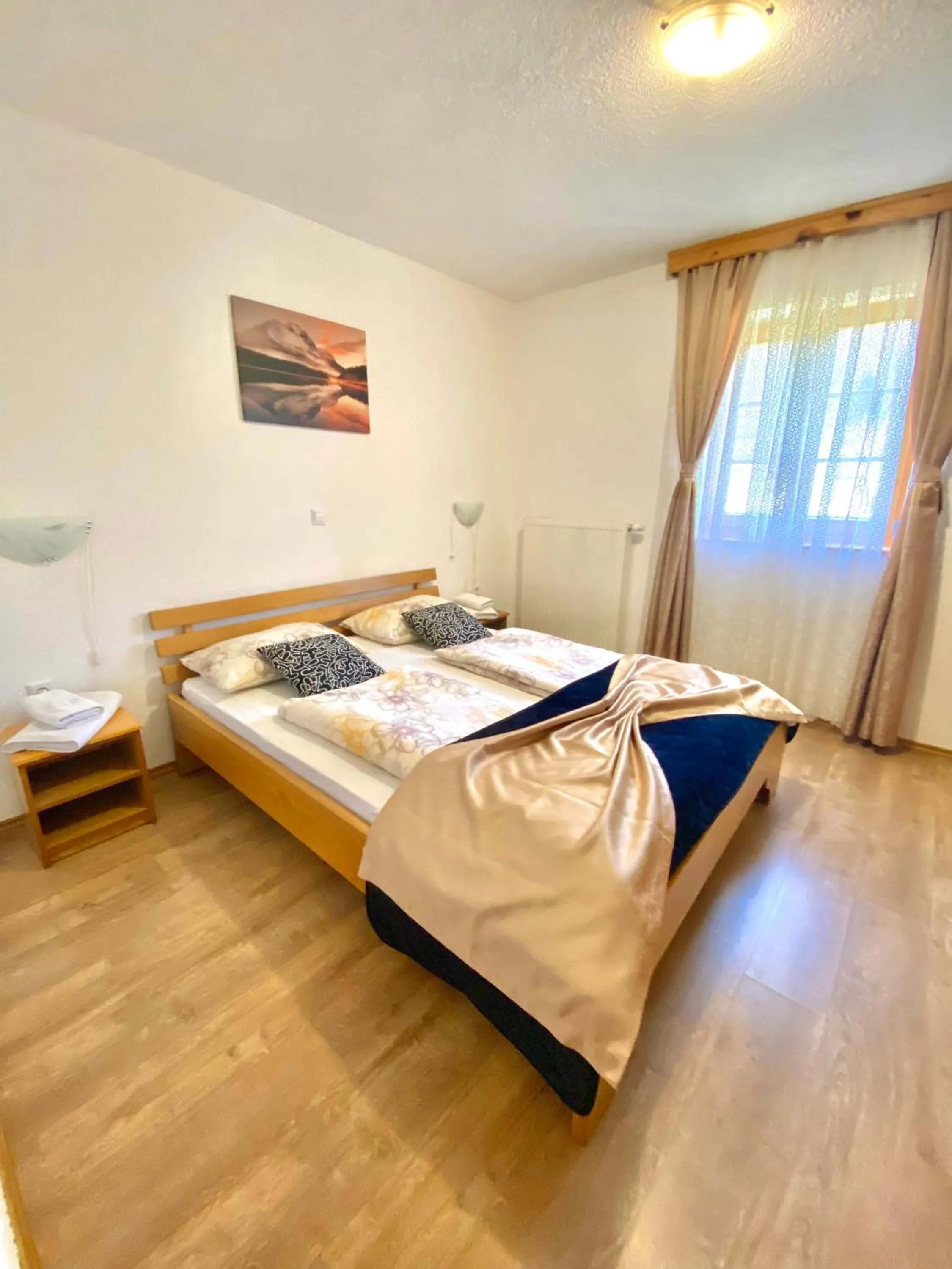 Bed in Guest House Plitvice Waterfall