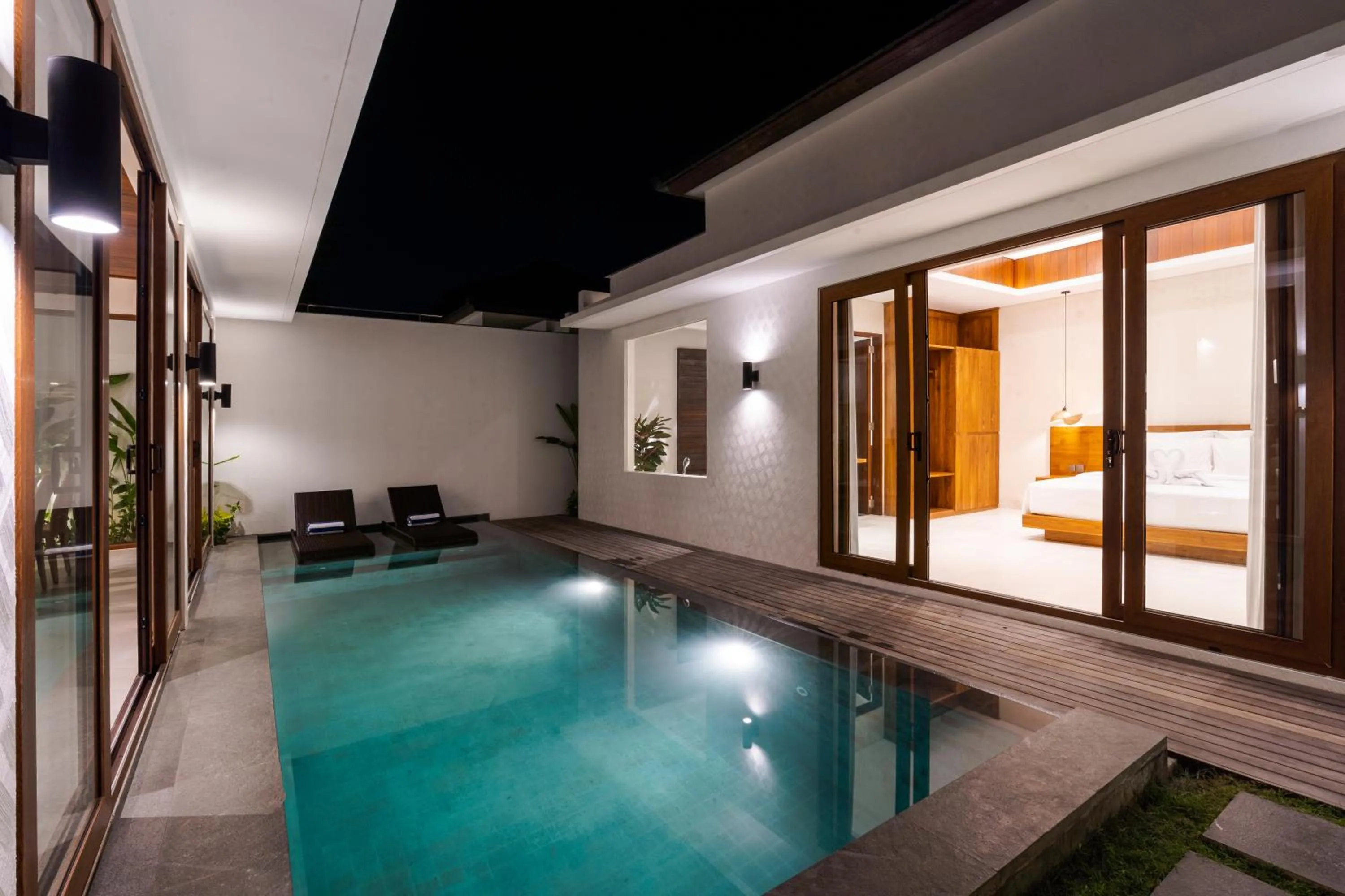 Pool view in J4 Villas Sanur