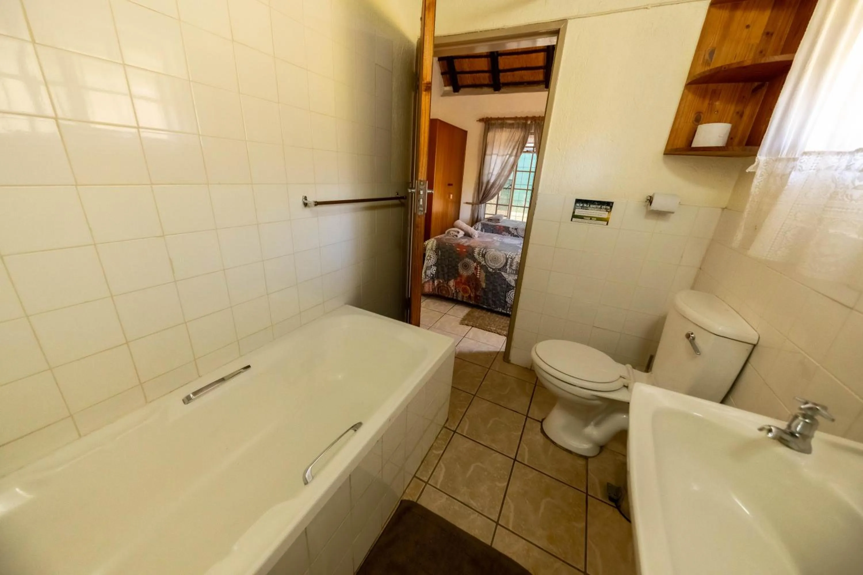 Toilet in Kruger Cottage