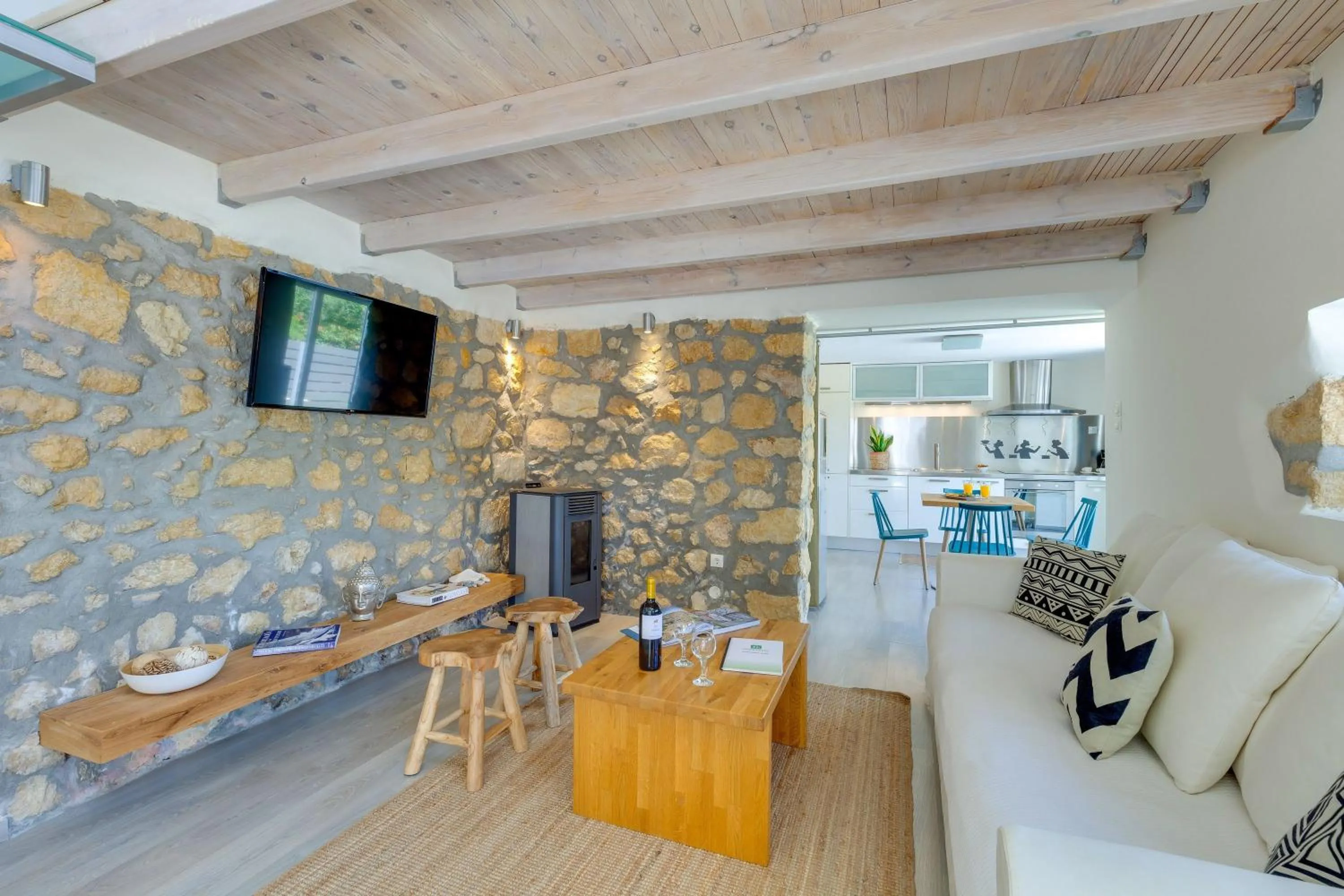 Living room in Chania Urban Living - Live like a local