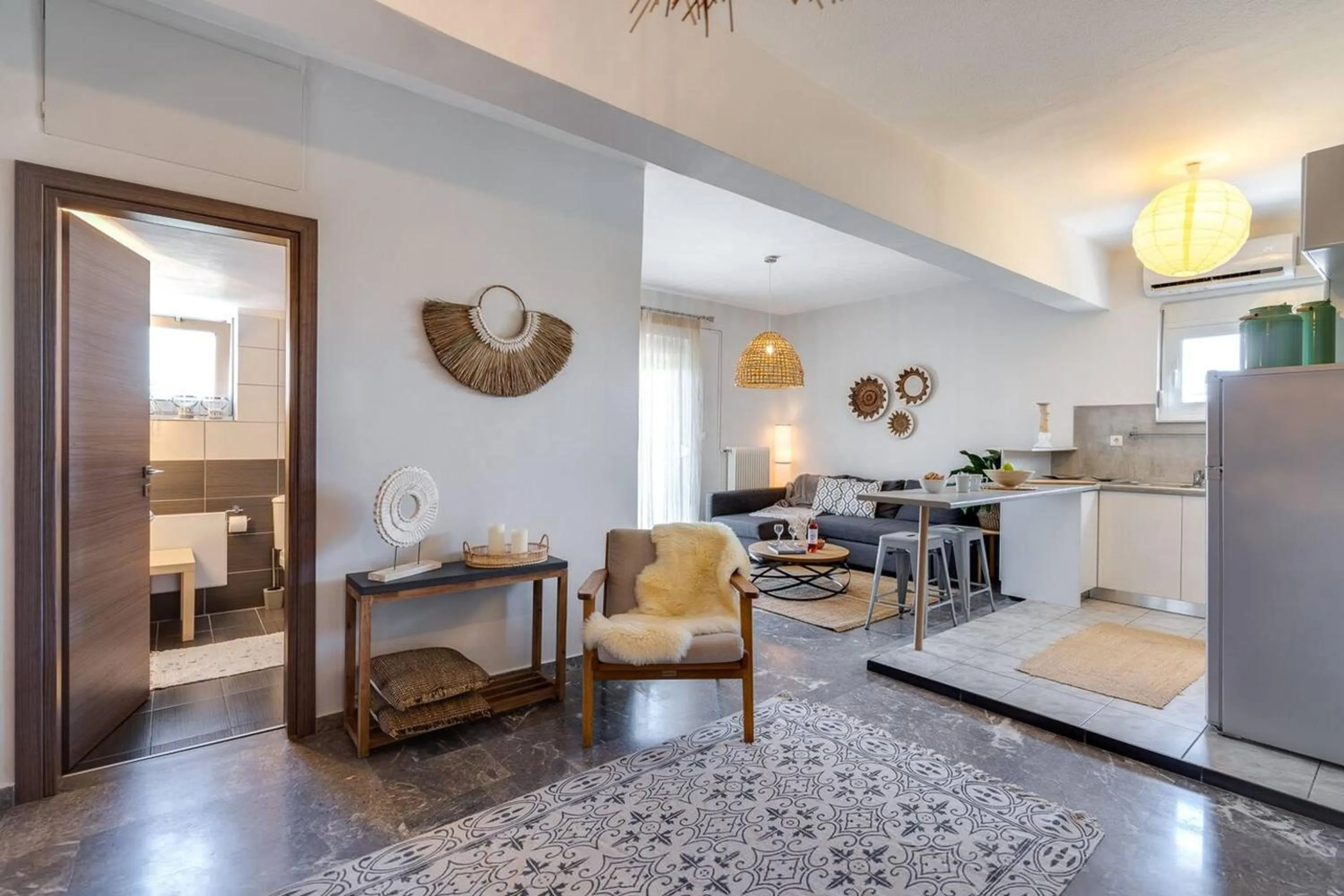 Living room in Chania Urban Living - Live like a local