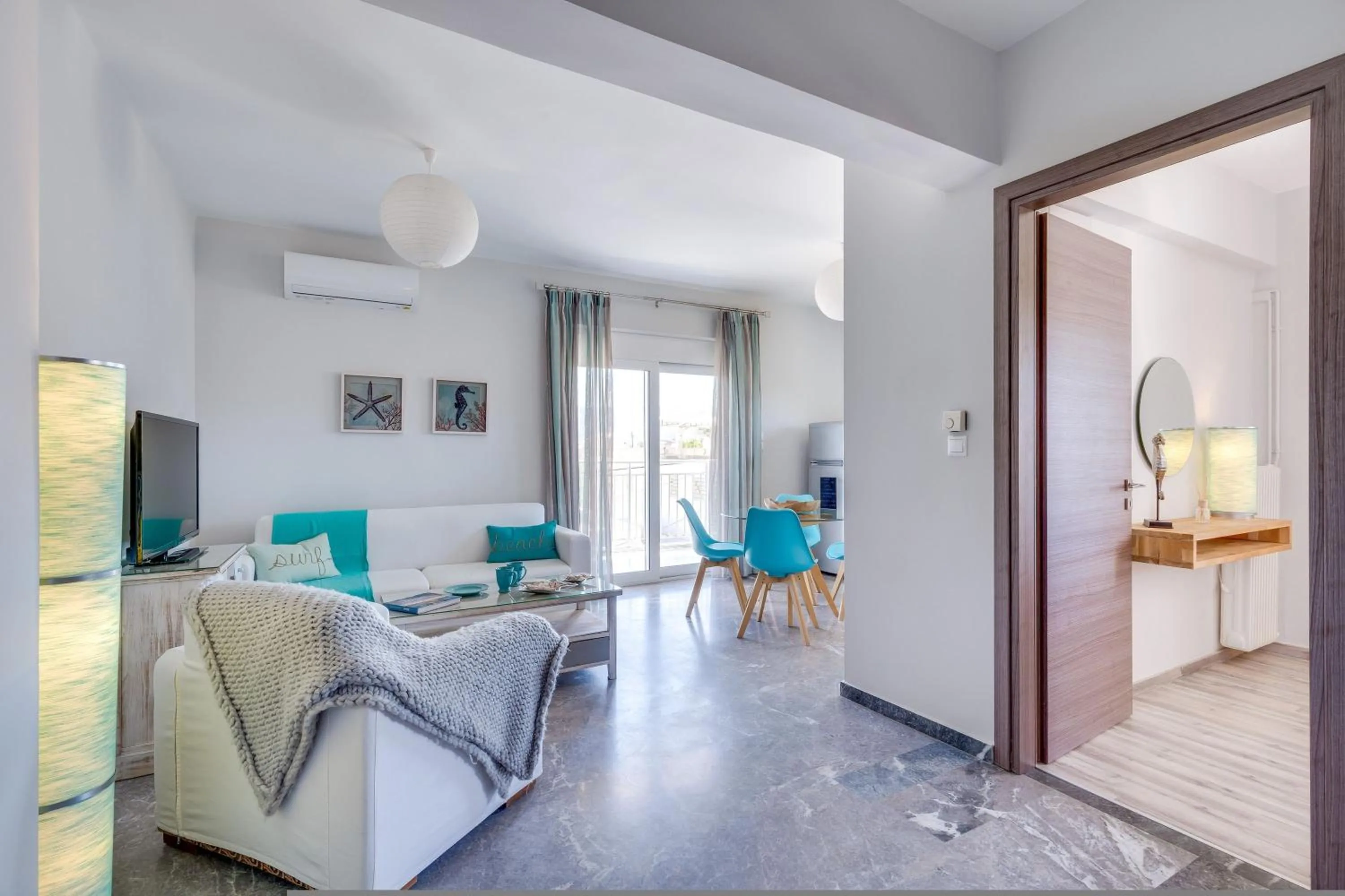 Living room in Chania Urban Living - Live like a local