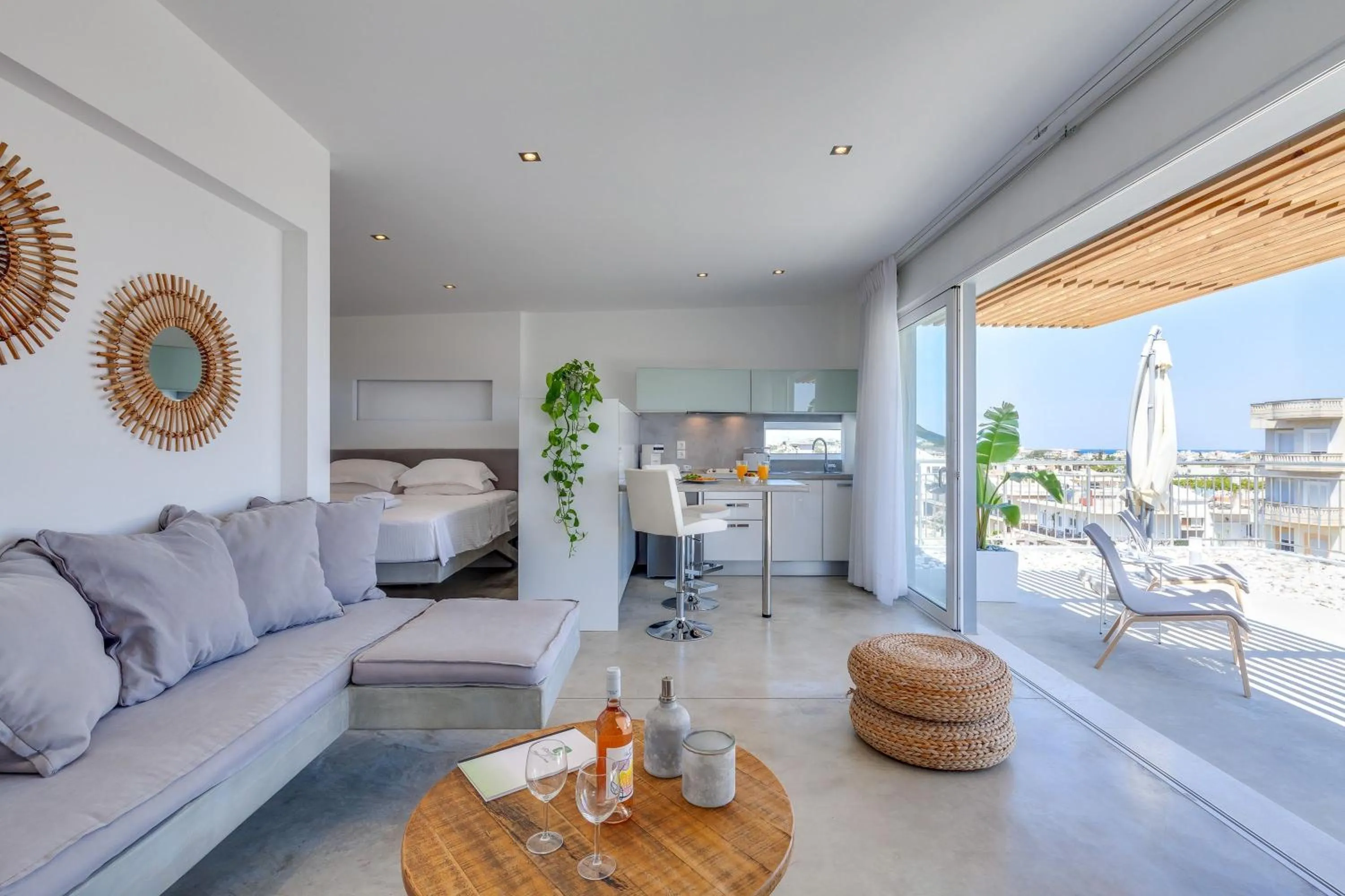 Living room in Chania Urban Living - Live like a local