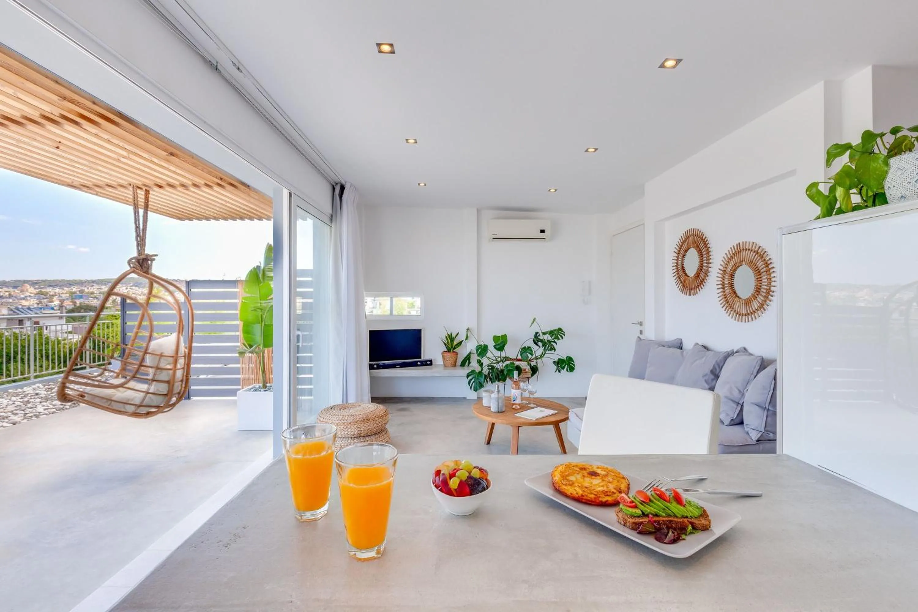 Living room in Chania Urban Living - Live like a local