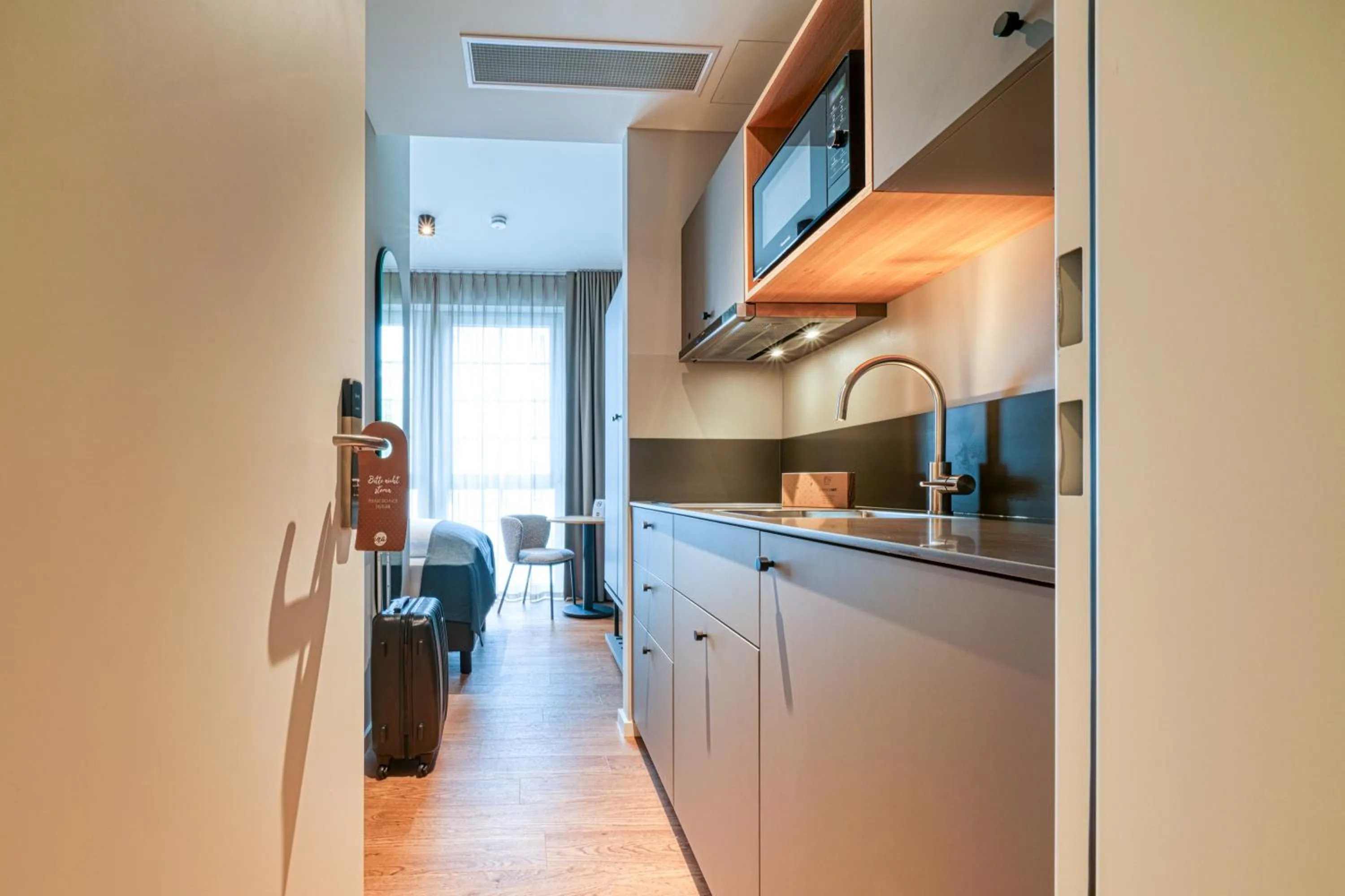 Kitchen or kitchenette in INA Boutique Hannover-Linden - Digital Access