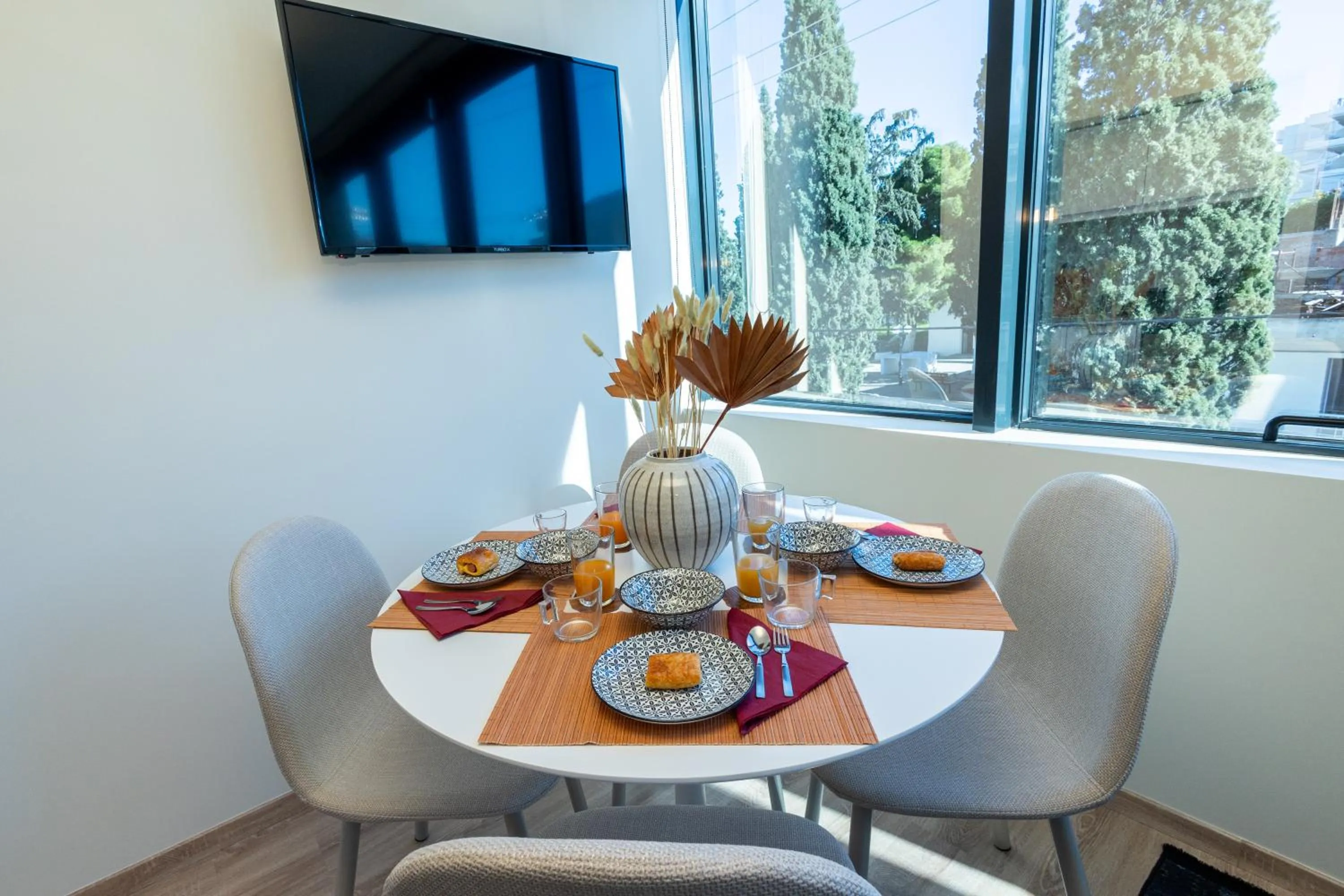 Dining area in Athens Airport Living spaces