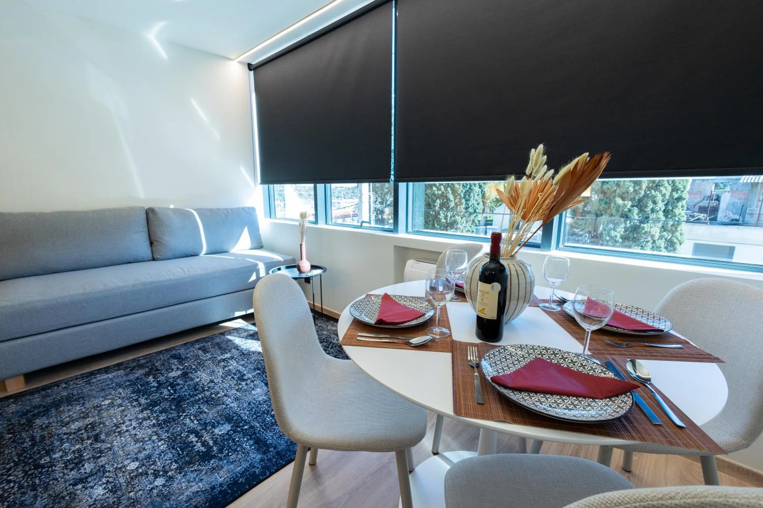 Seating area in Athens Airport Living spaces