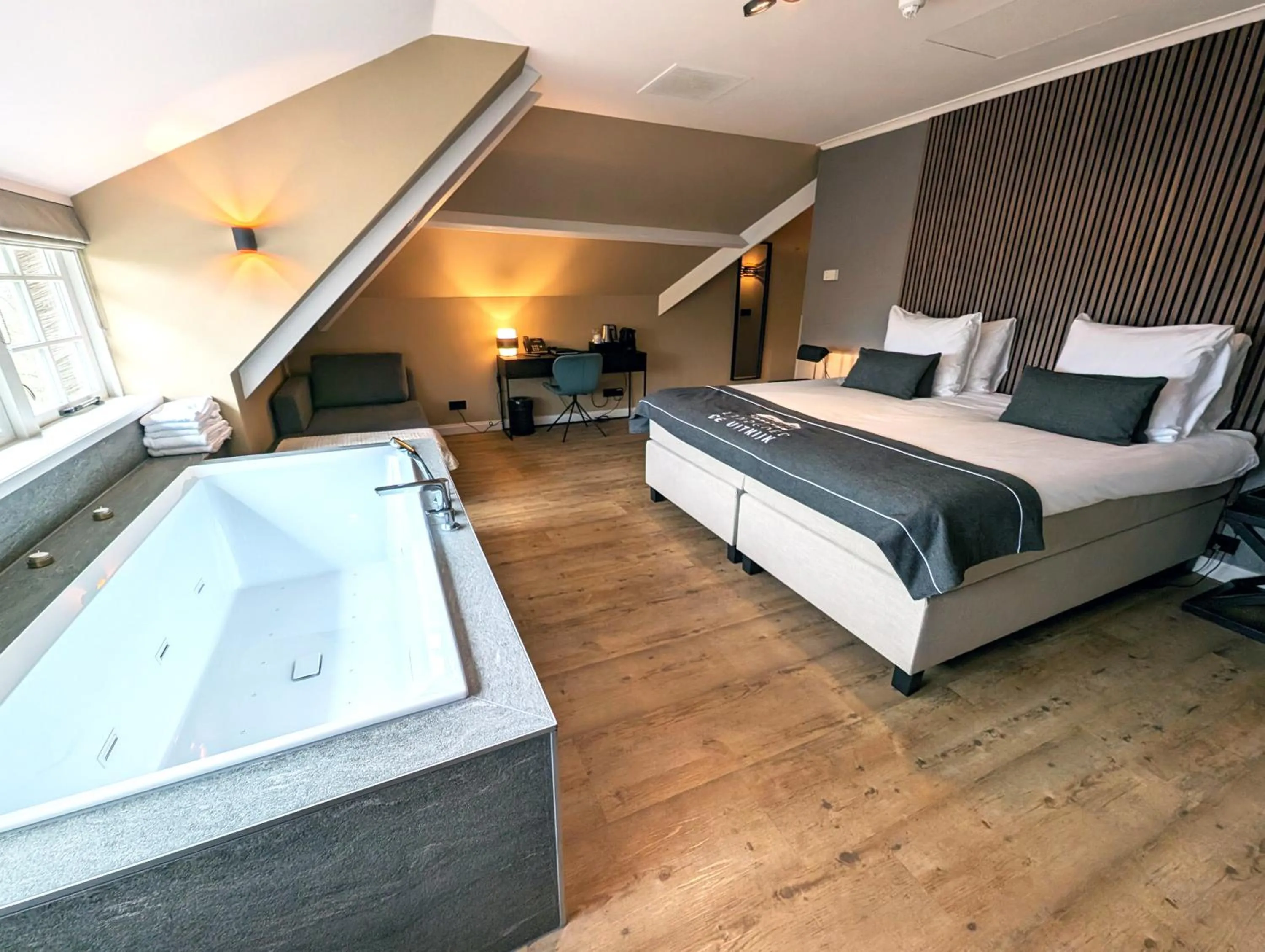 Bed in Landgoed De Uitkijk Hellendoorn