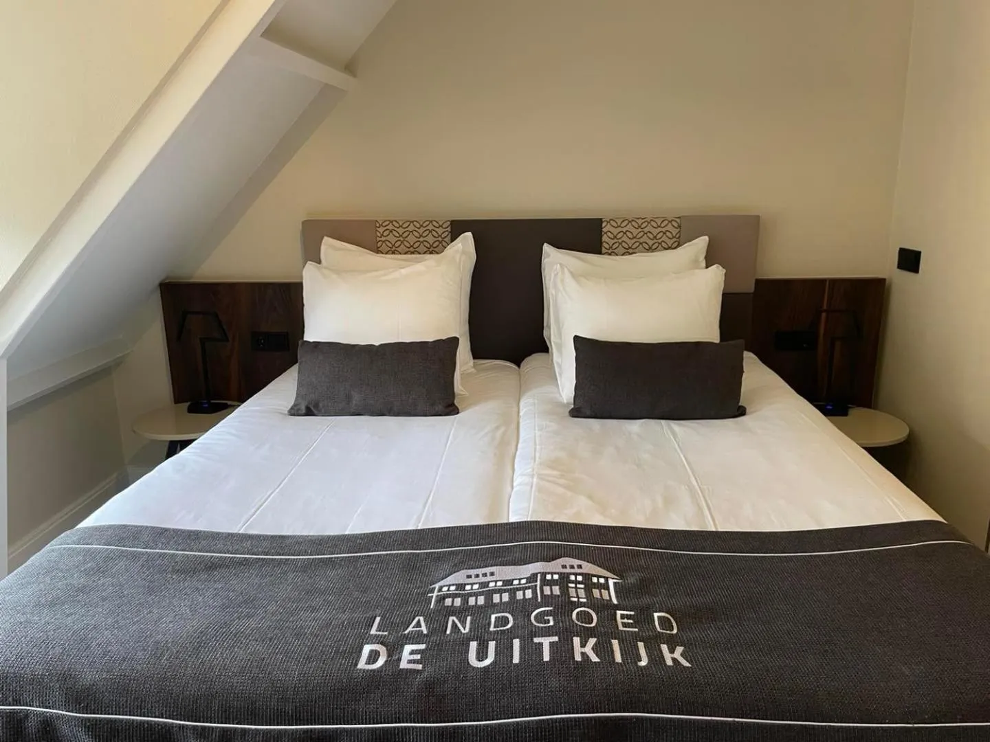 Bed in Landgoed De Uitkijk Hellendoorn