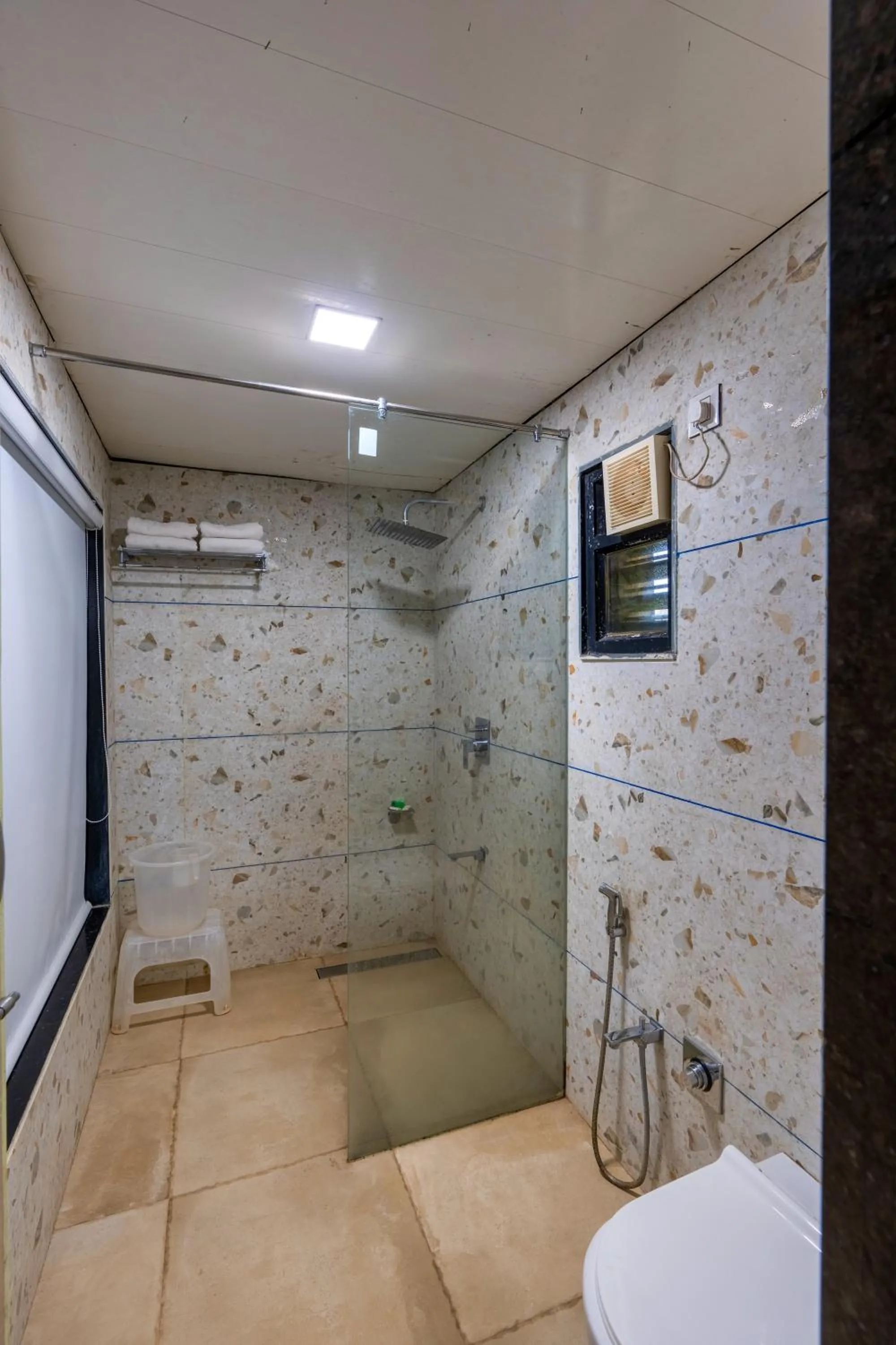 Bathroom in Saavaj Resort, Sasan Gir - Where Wilderness Meets Luxury