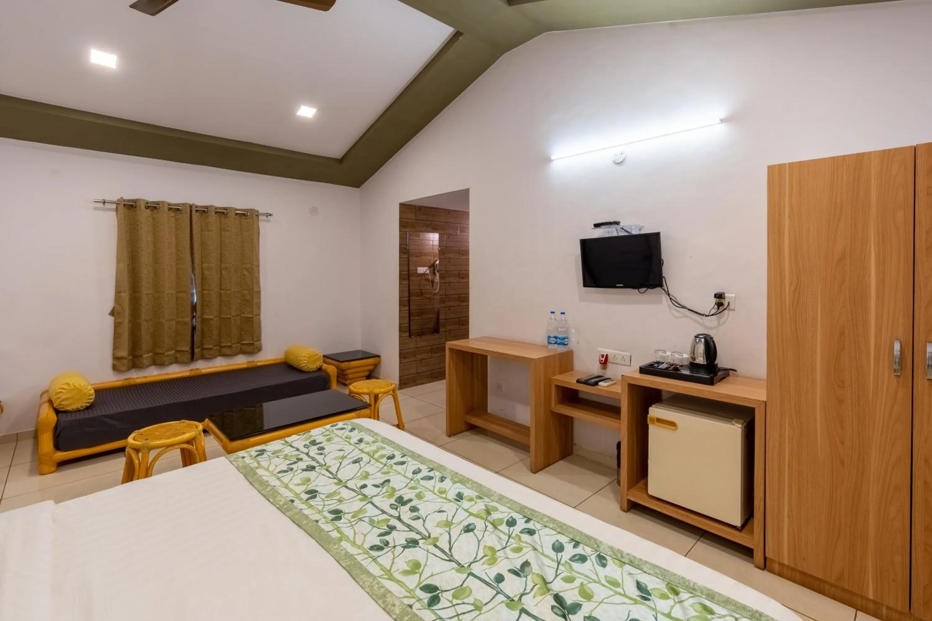 Bed in Saavaj Resort, Sasan Gir - Where Wilderness Meets Luxury