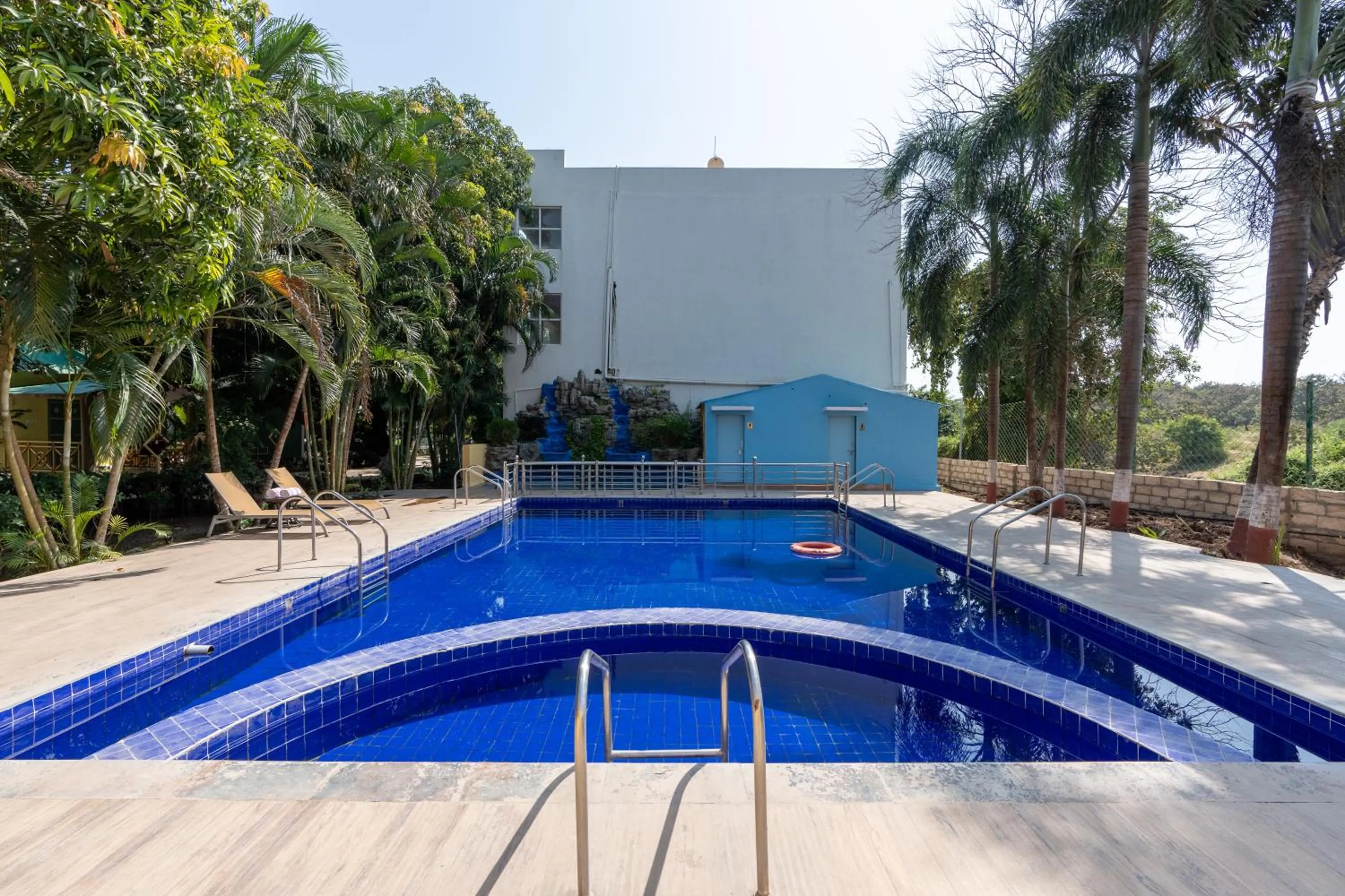 Swimming pool in Saavaj Resort, Sasan Gir - Where Wilderness Meets Luxury